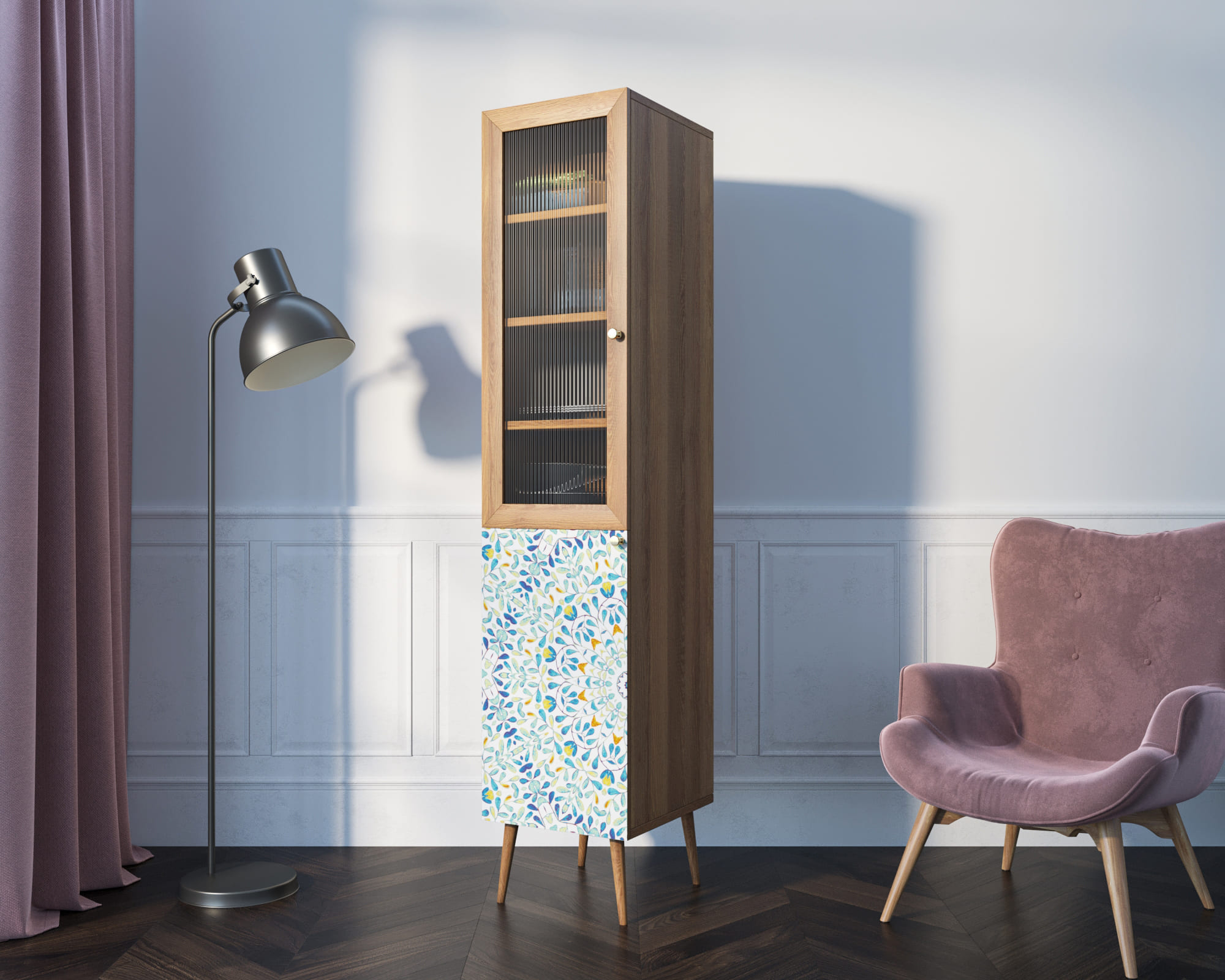 заказать Буфет "Berber" узкий принт 46 арт BB39/Print_46