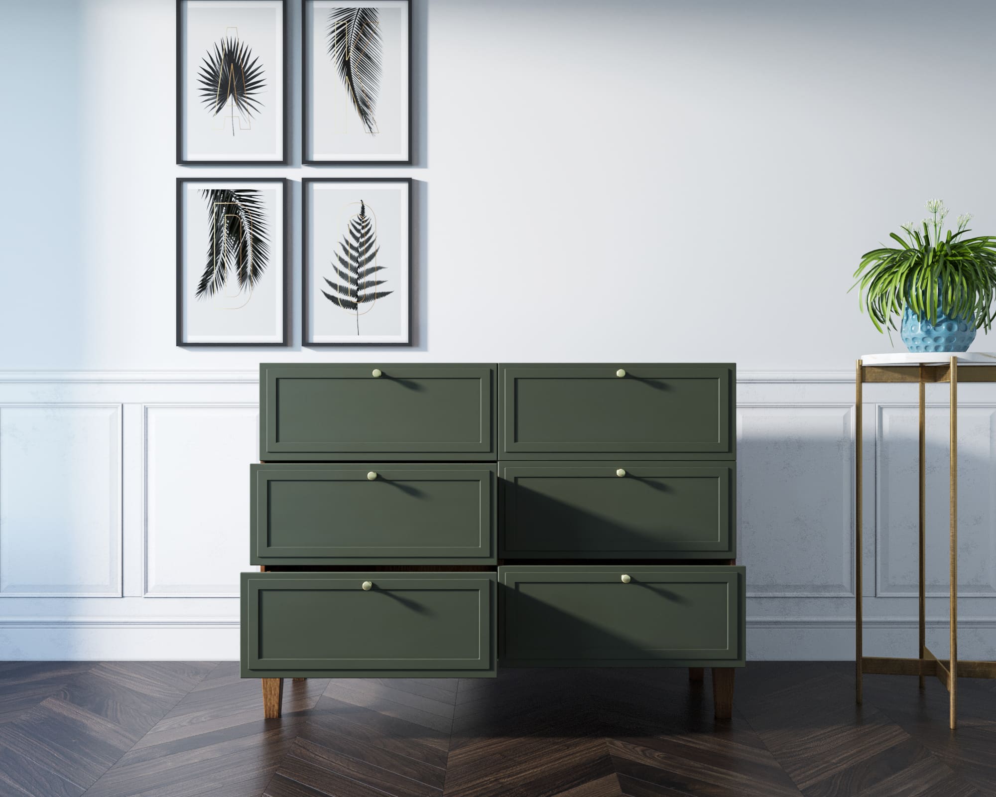 купить Комод "Andersen" на 6 ящиков арт AN06