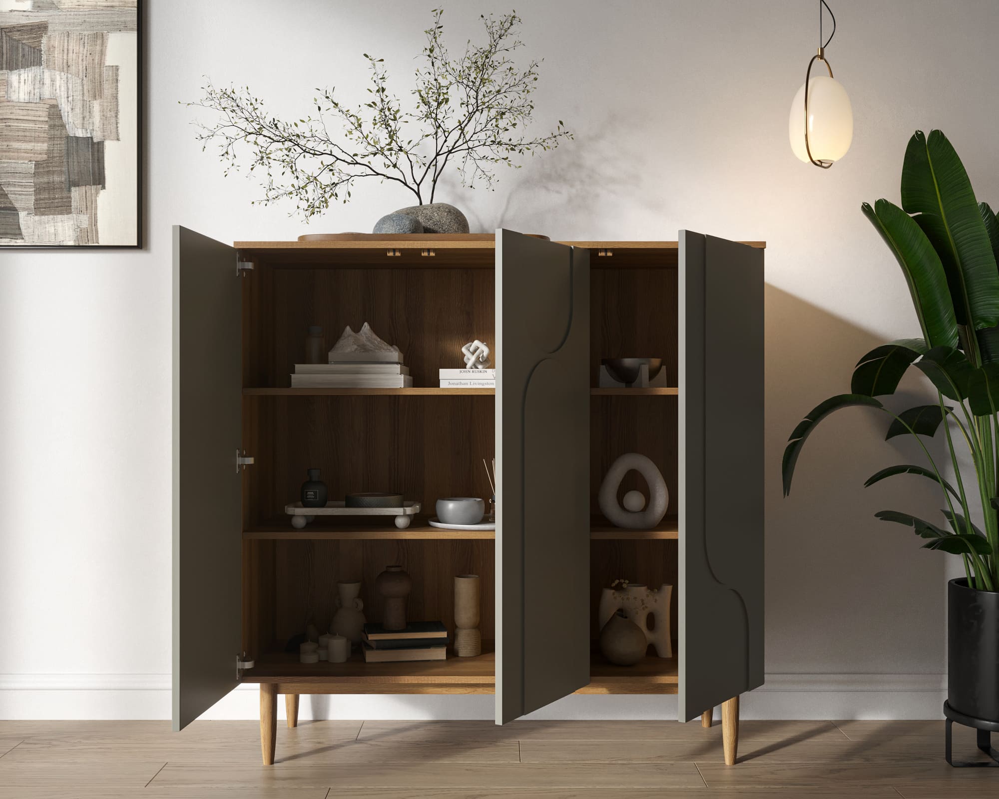 купить Комод с тремя дверками "Arka" AR19-F2 в Москве купить Комод с тремя дверками "Arka" AR19-F2