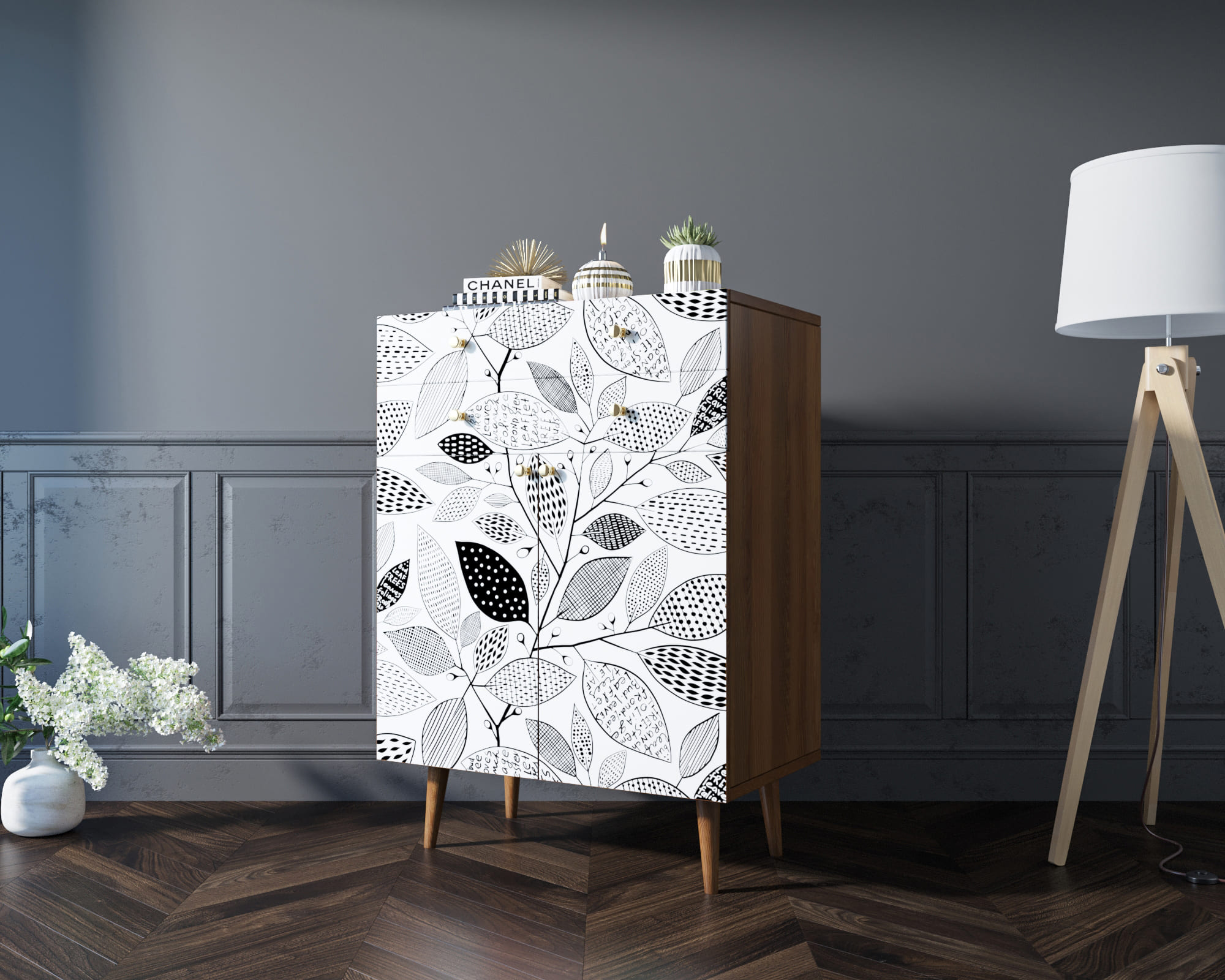 фото Комод "Berber" большой принт 9 арт BB12/Print_09