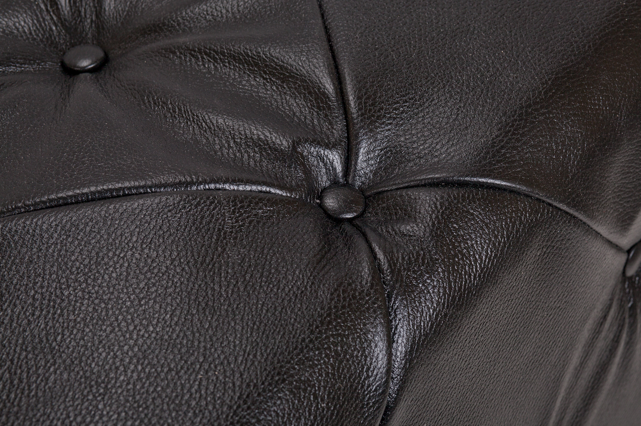 заказать Дизайнерский пуф Amrit Black Leather в Москве заказать Дизайнерский пуф Amrit Black Leather