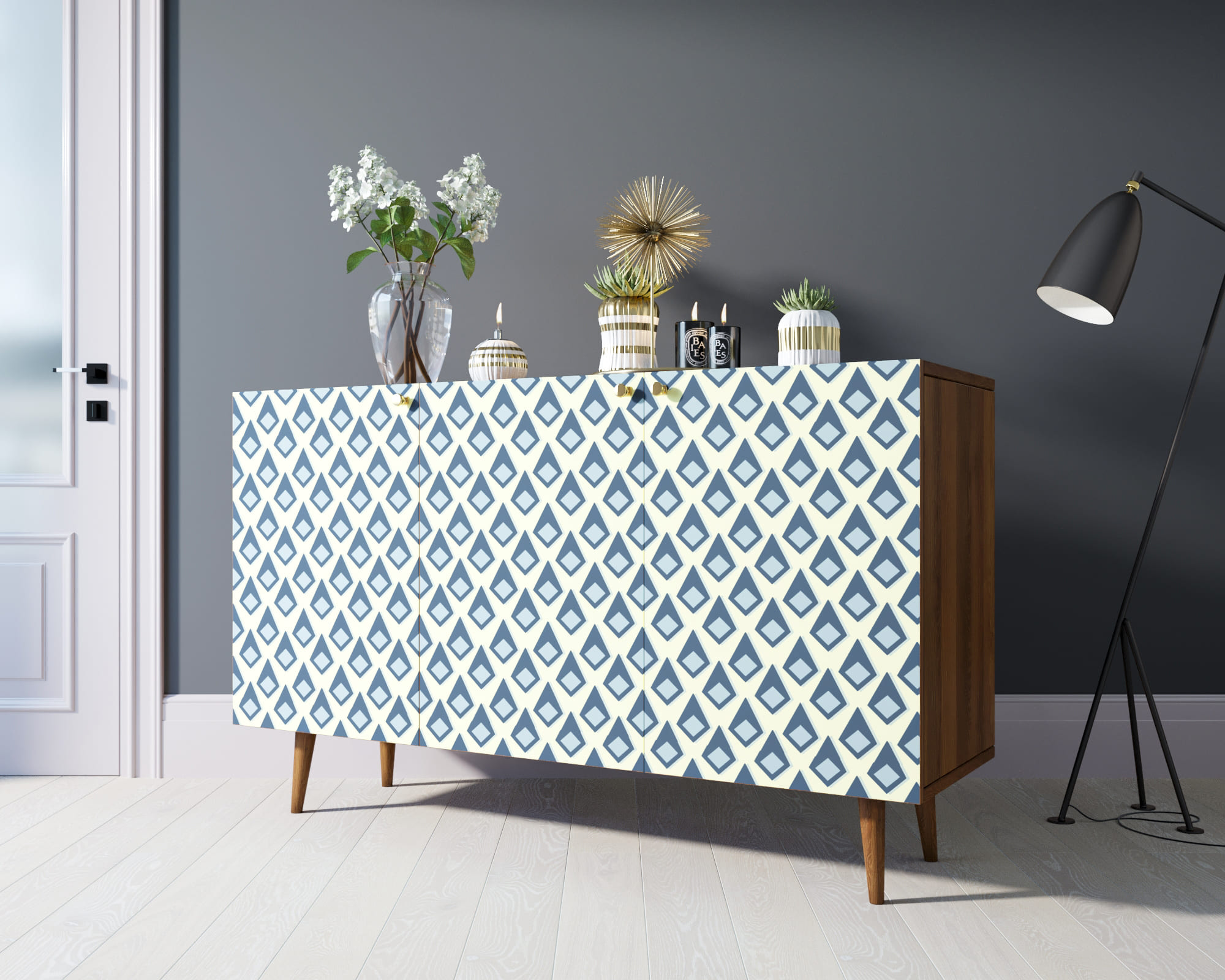 фото Комод "Berber" три дверки 13 принт арт BB01/Print_13 в Москве фото Комод "Berber" три дверки 13 принт арт BB01/Print_13