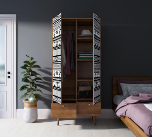 купить Шкаф двухстворчатый "Berber" принт 19 арт BB16/Print_19