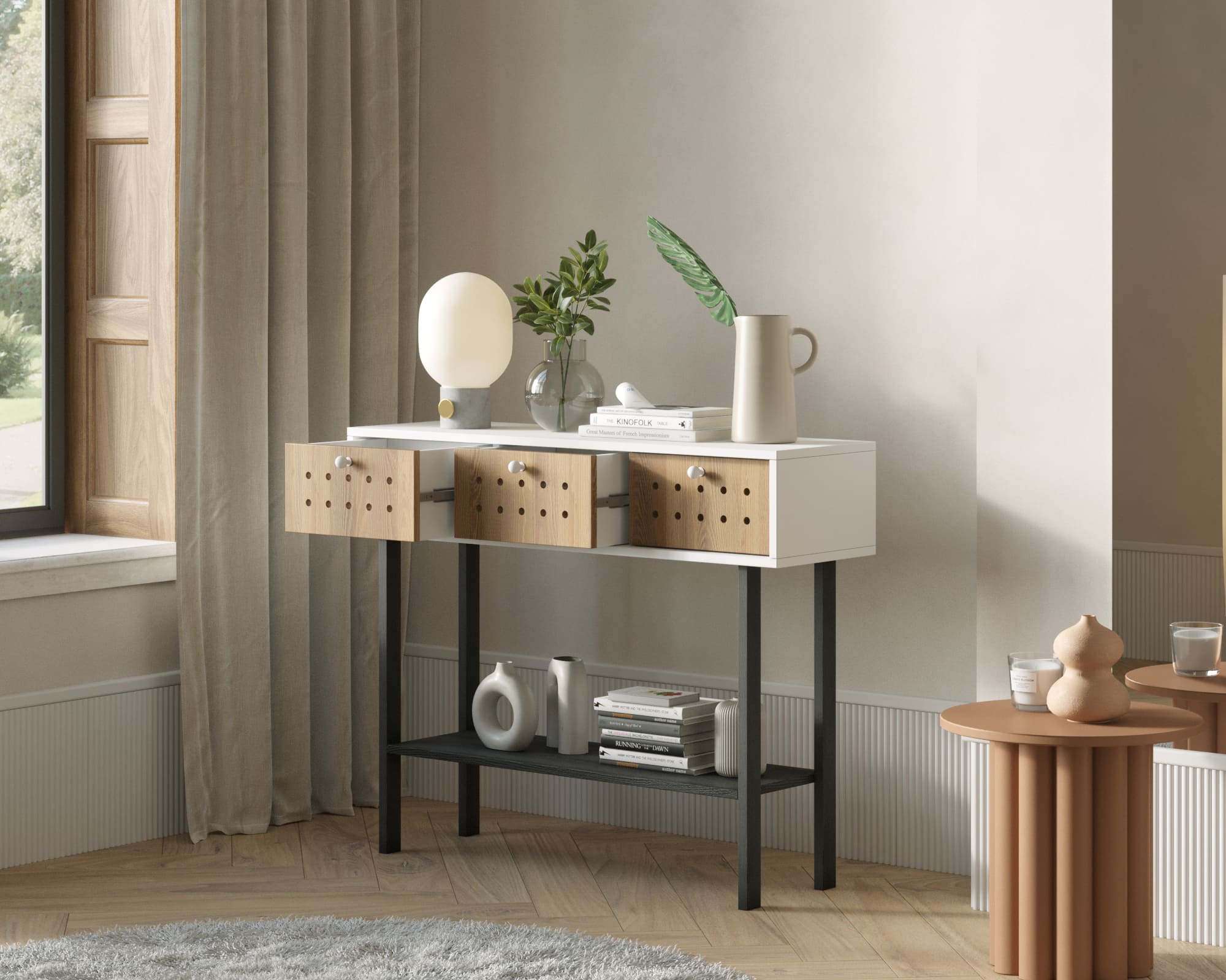 Консоль высокая KOTO арт KT05 в интерьере