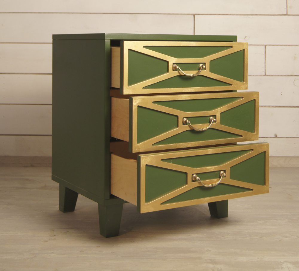 заказать Прикроватная тумба "Emerald" арт DSC10523ETG Зеленый