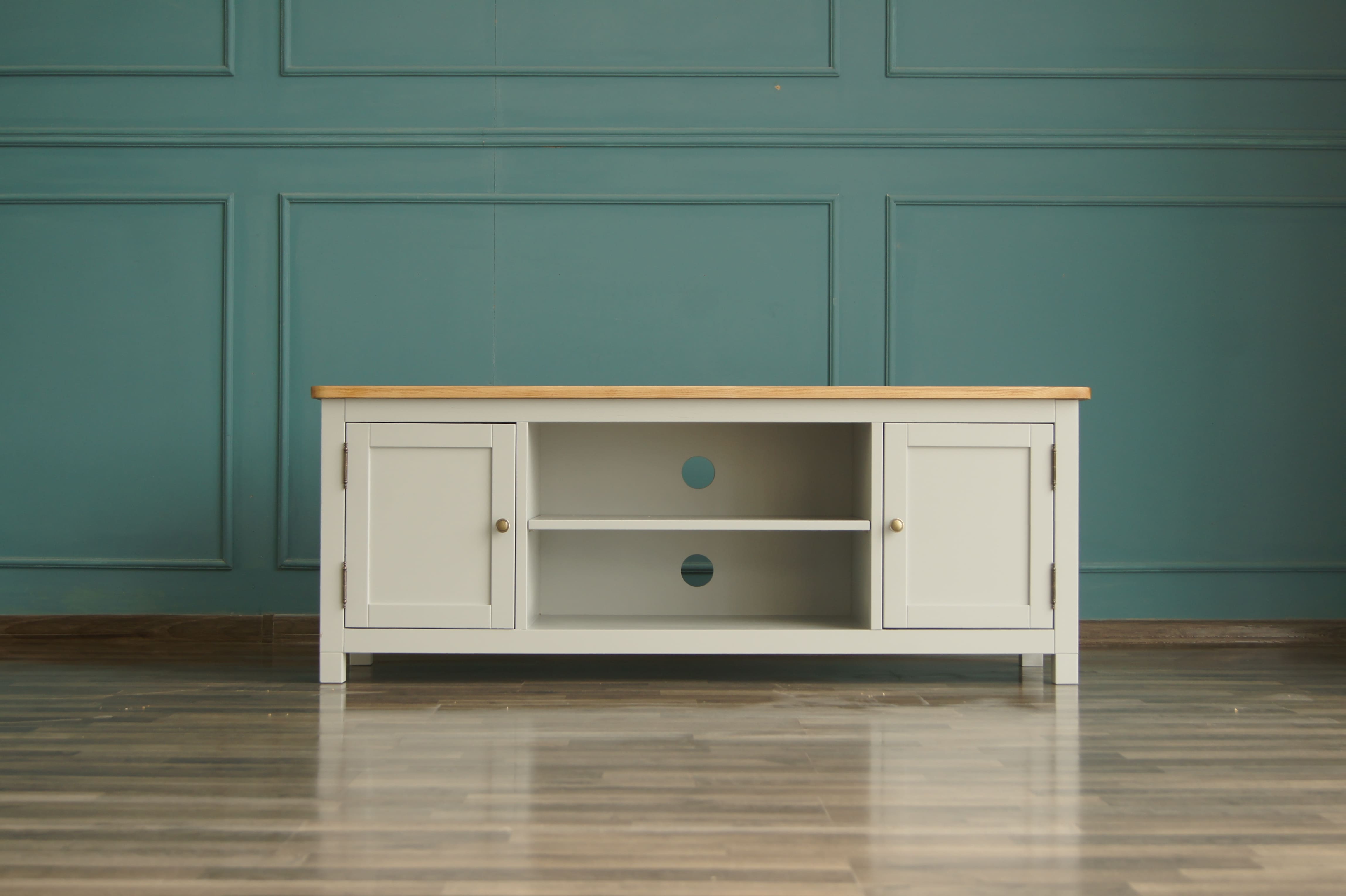 фото Комод под TV "Jules Verne" серый арт JV25ETGG