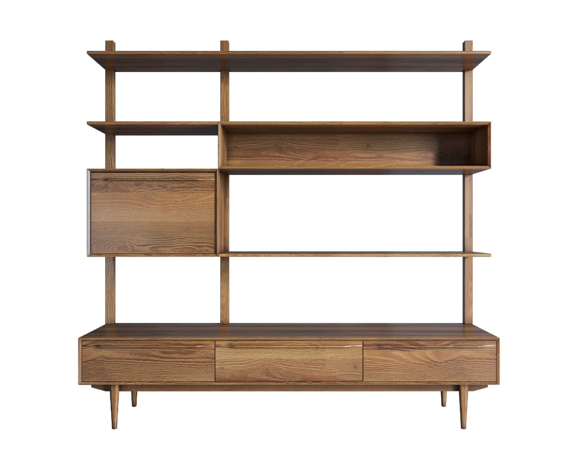 стильный Стеллаж "Bruni" с ящиками арт BR-20