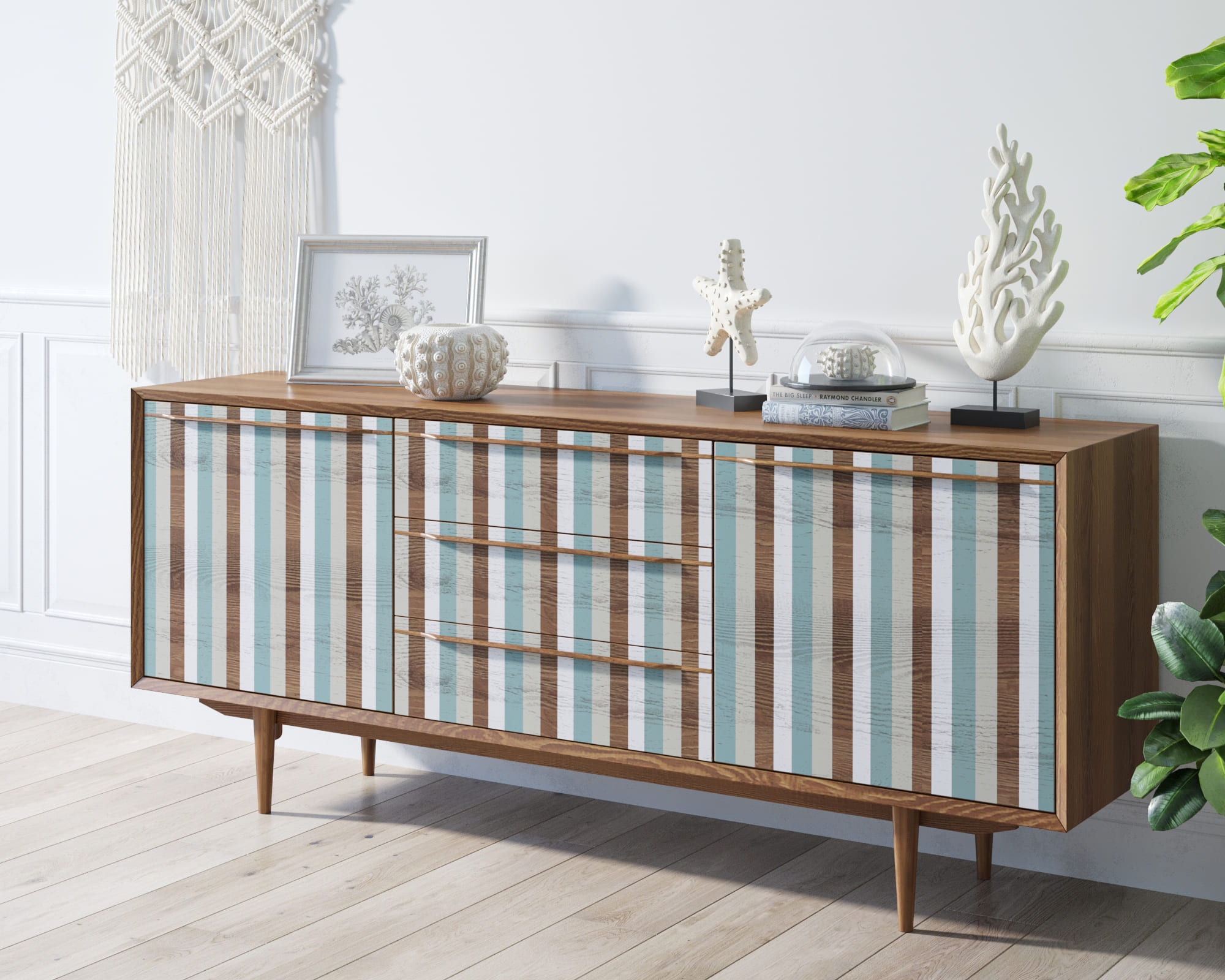 заказать Комод "Bruni print 1" с тремя ящиками и дверками арт BR-03/print_1 в Москве заказать Комод "Bruni print 1" с тремя ящиками и дверками арт BR-03/print_1