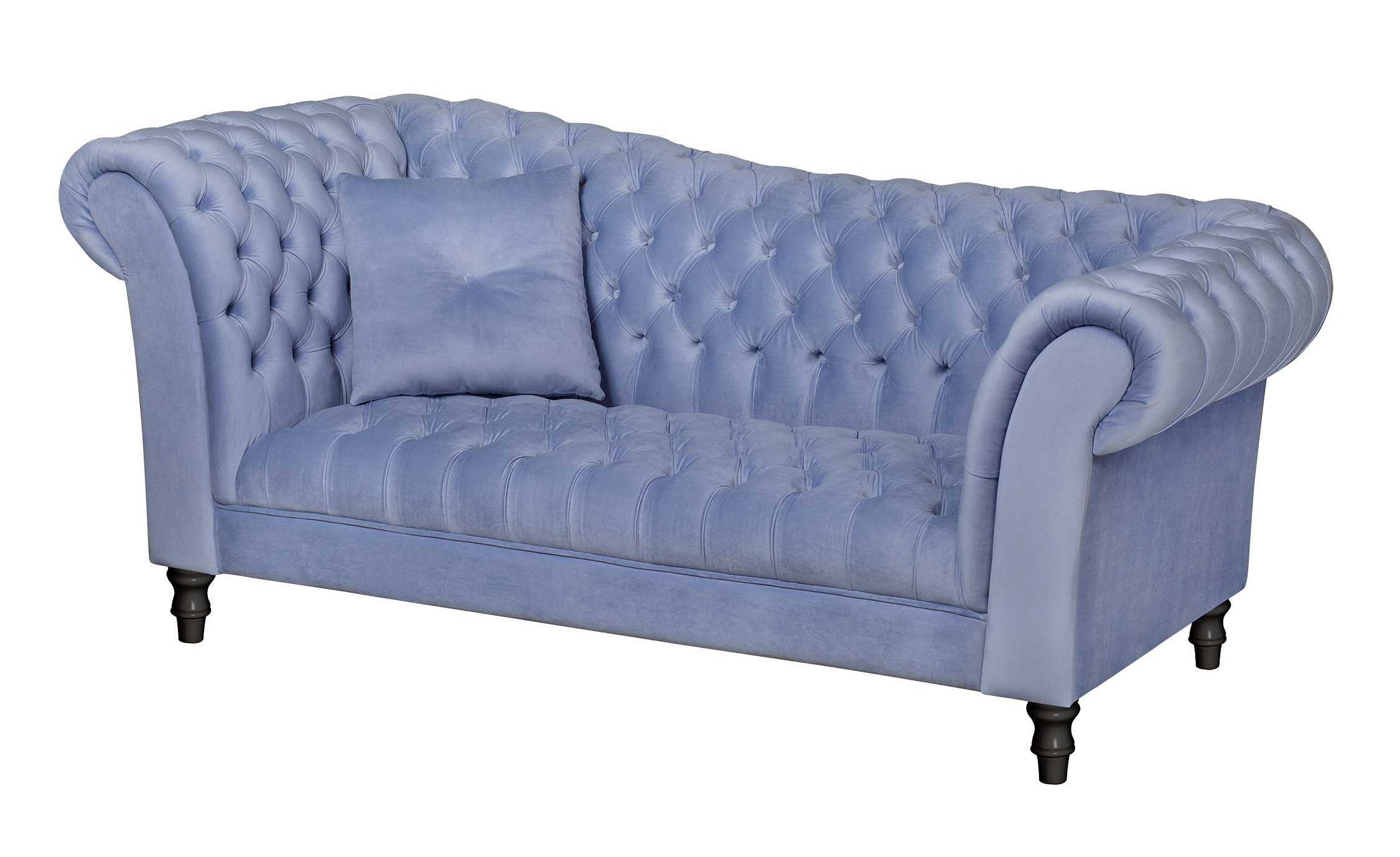 купить Двухместный диван Lina Blue-B синий в Москве купить Двухместный диван Lina Blue-B синий