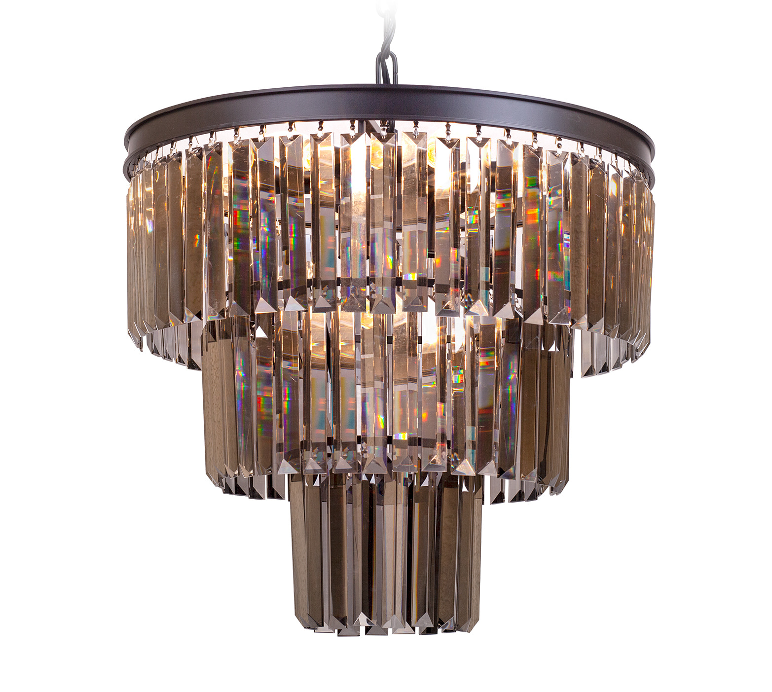 купить Люстра Odeon 3 Rings Smoke