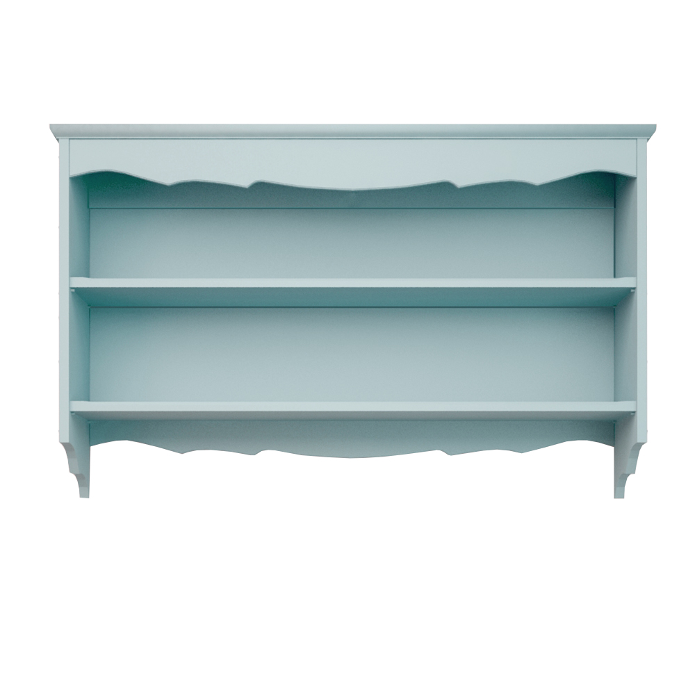 Полка "Leontina Blue" для книг арт ST9325B в интерьере
