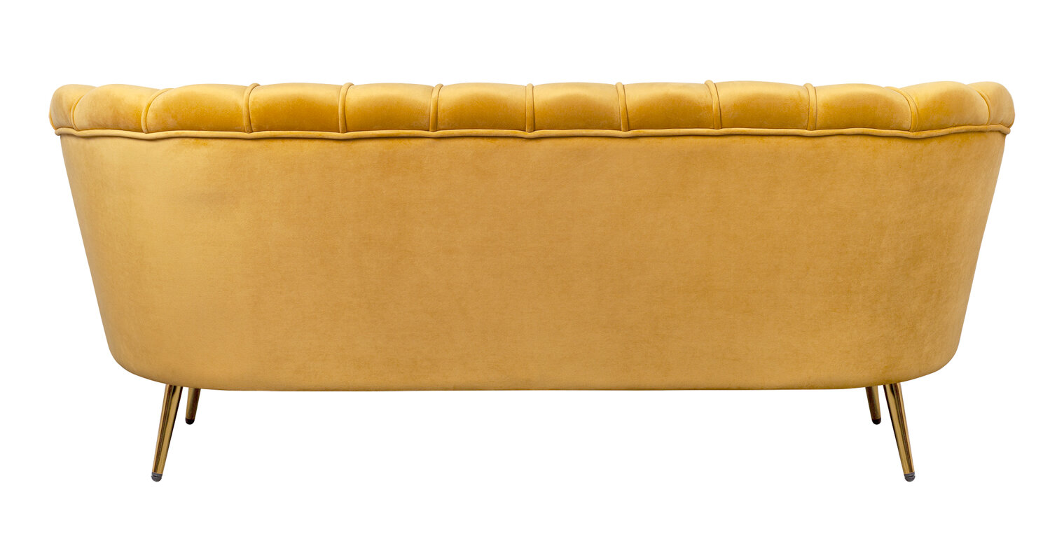 Дизайнерский диван Pearl Triple Yellow в интернет-магазине