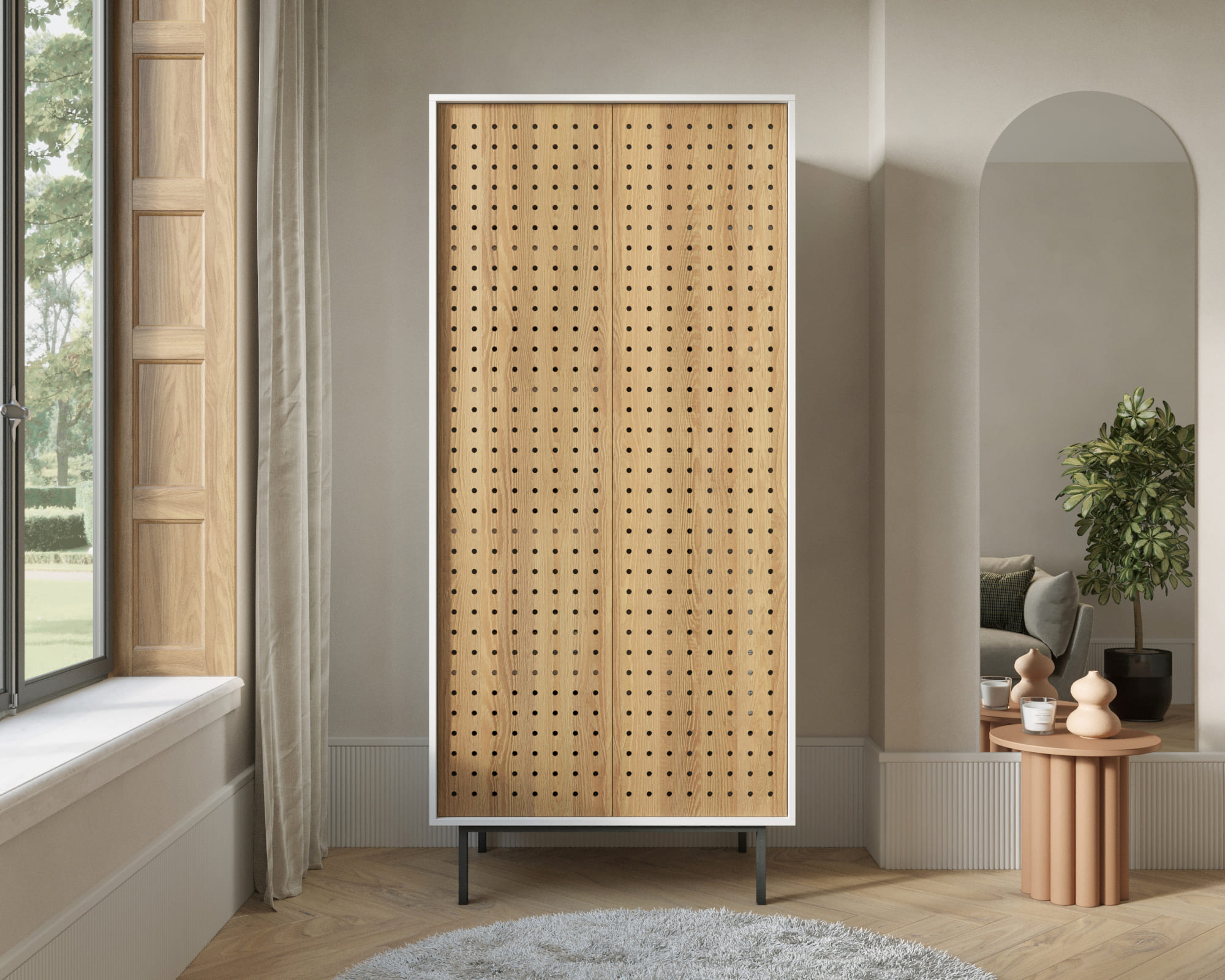 Шкаф двухстворчатый KOTO арт KT15 в интернет-магазине