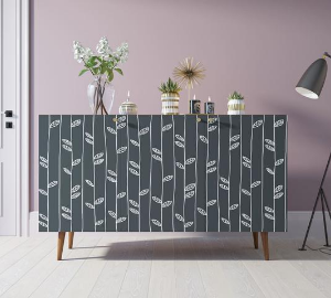 Комод "Berber" три дверки 18 принт арт BB01/Print_18