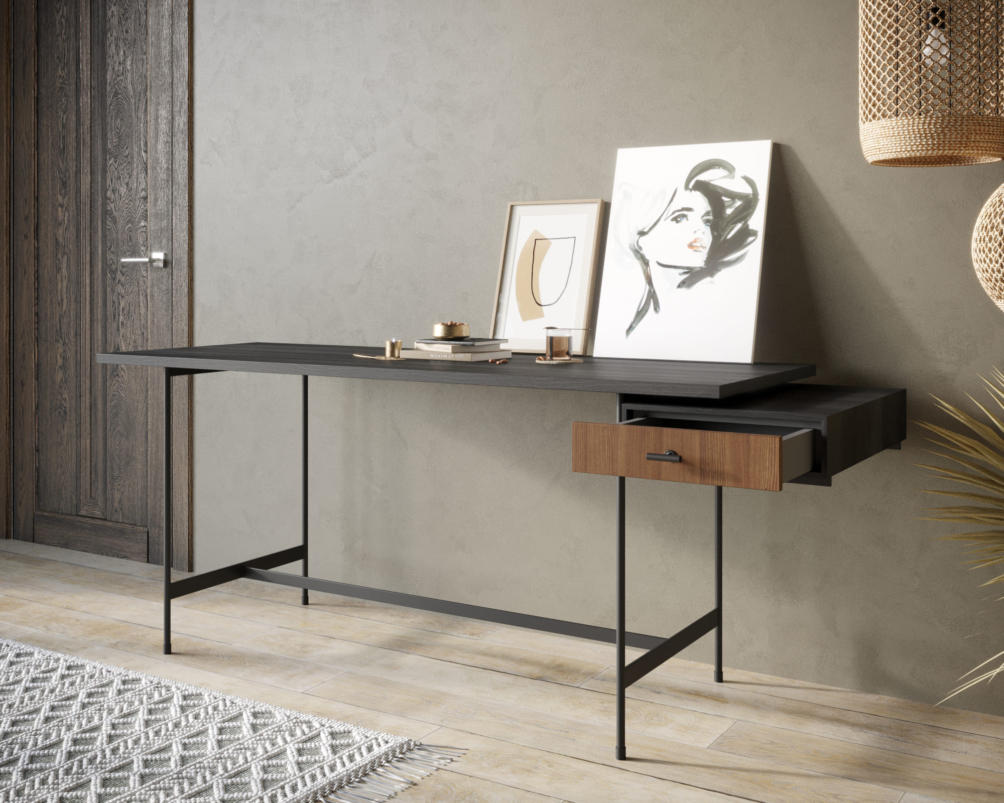 купить Письменный стол "Emerson" арт EM21 в Москве купить Письменный стол "Emerson" арт EM21