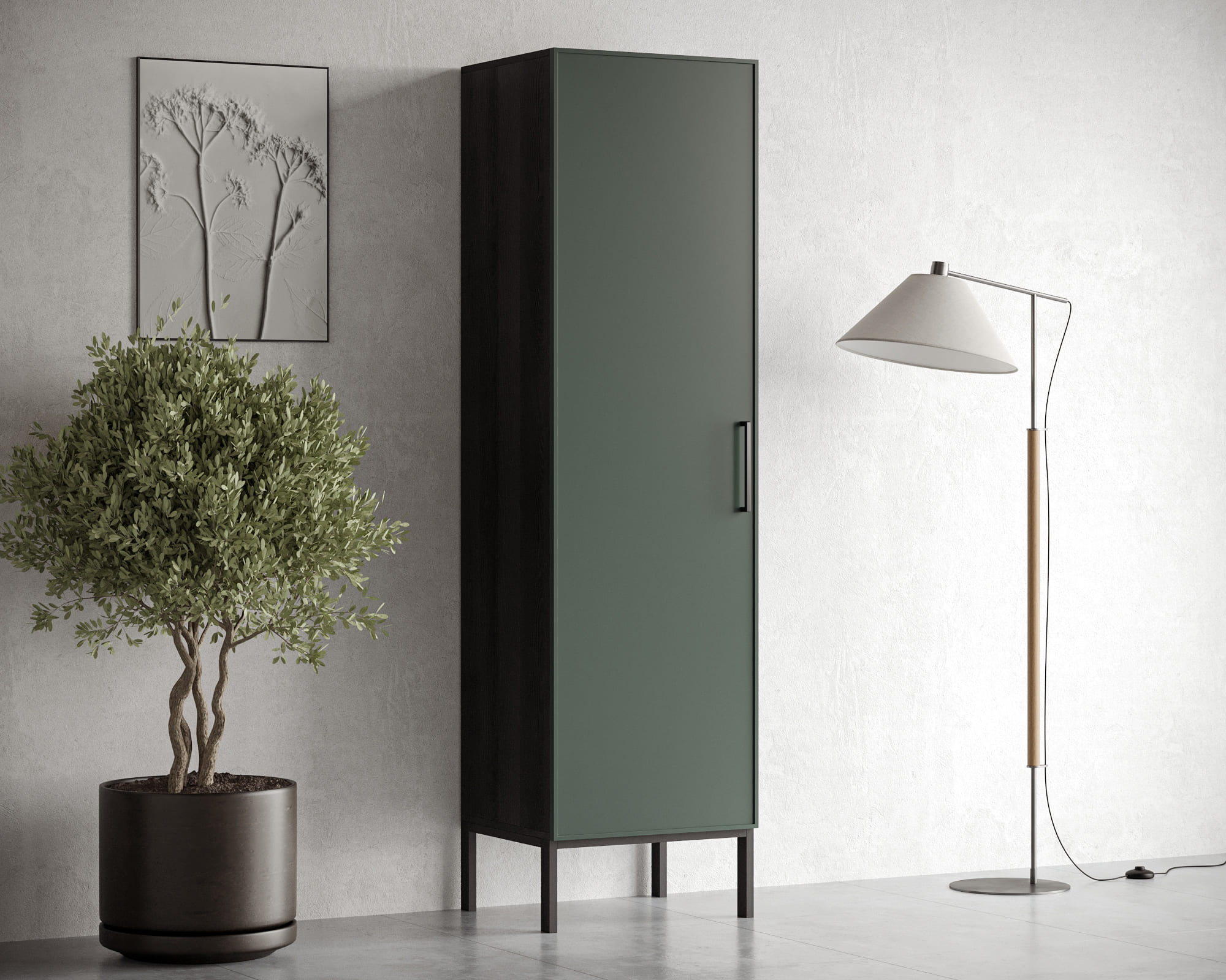 купить Шкаф c одной дверкой "Nicole" арт NEM101G в Москве купить Шкаф c одной дверкой "Nicole" арт NEM101G