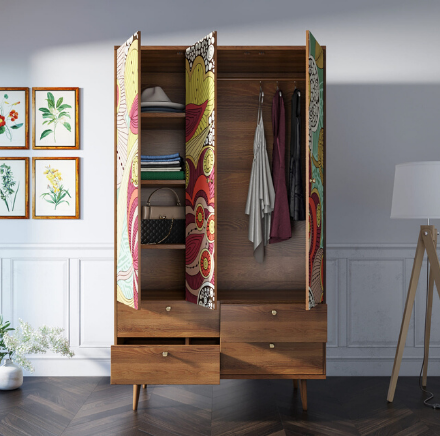 купить Шкаф трехстворчатый "Berber" принт 6 арт BB02/Print_06 в Москве купить Шкаф трехстворчатый "Berber" принт 6 арт BB02/Print_06