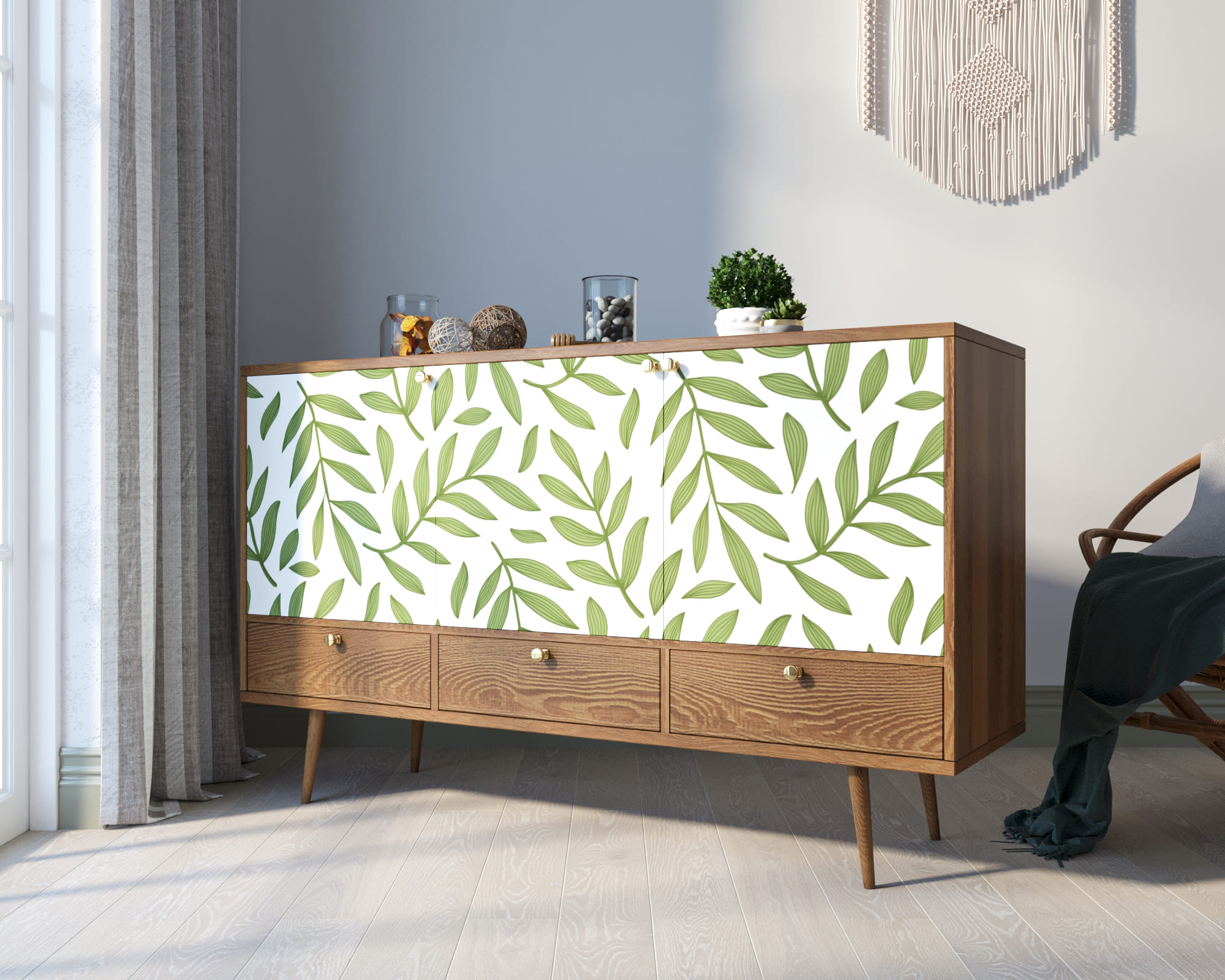 заказать Комод "Berber" три дверки и три ящика 28 принт арт BB24/Print_28 в Москве заказать Комод "Berber" три дверки и три ящика 28 принт арт BB24/Print_28