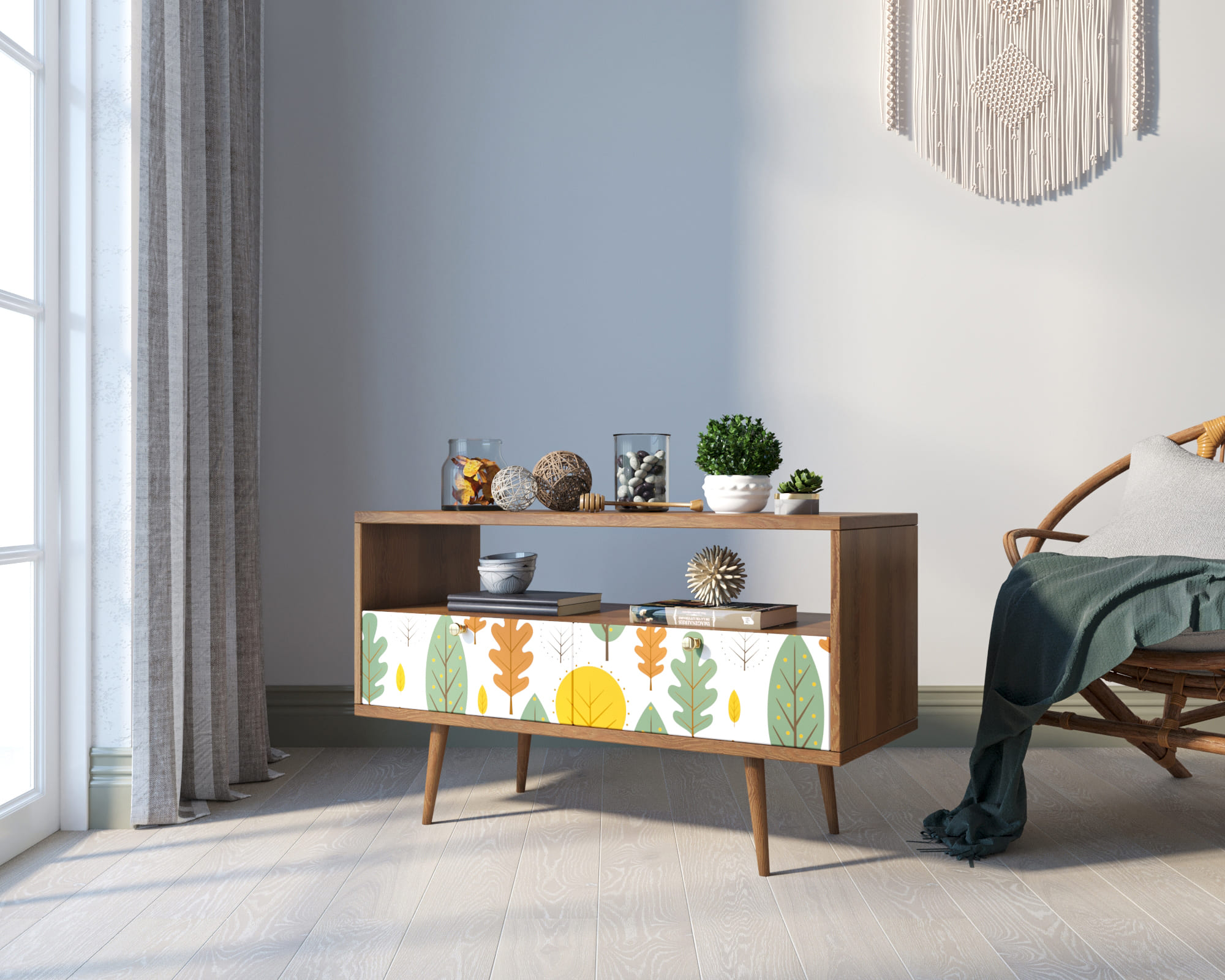 заказать Консоль "Berber" с двумя ящиками принт 30 арт BB22/Print_30 в Москве заказать Консоль "Berber" с двумя ящиками принт 30 арт BB22/Print_30