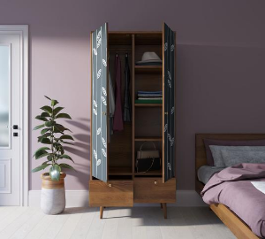 купить Шкаф двухстворчатый "Berber" принт 18 арт BB16/Print_18