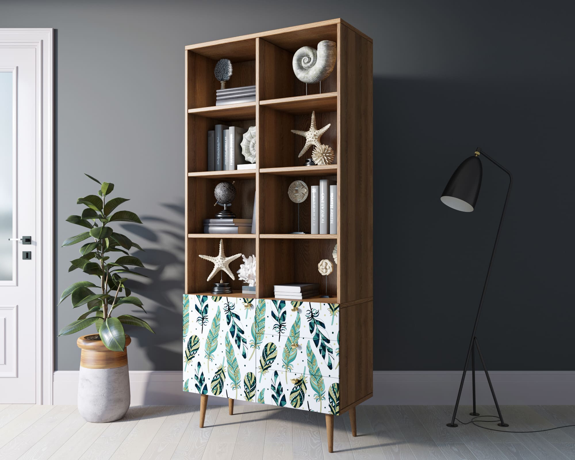 заказать Стеллаж на комоде "Berber" принт 44 арт BB44/Print_44