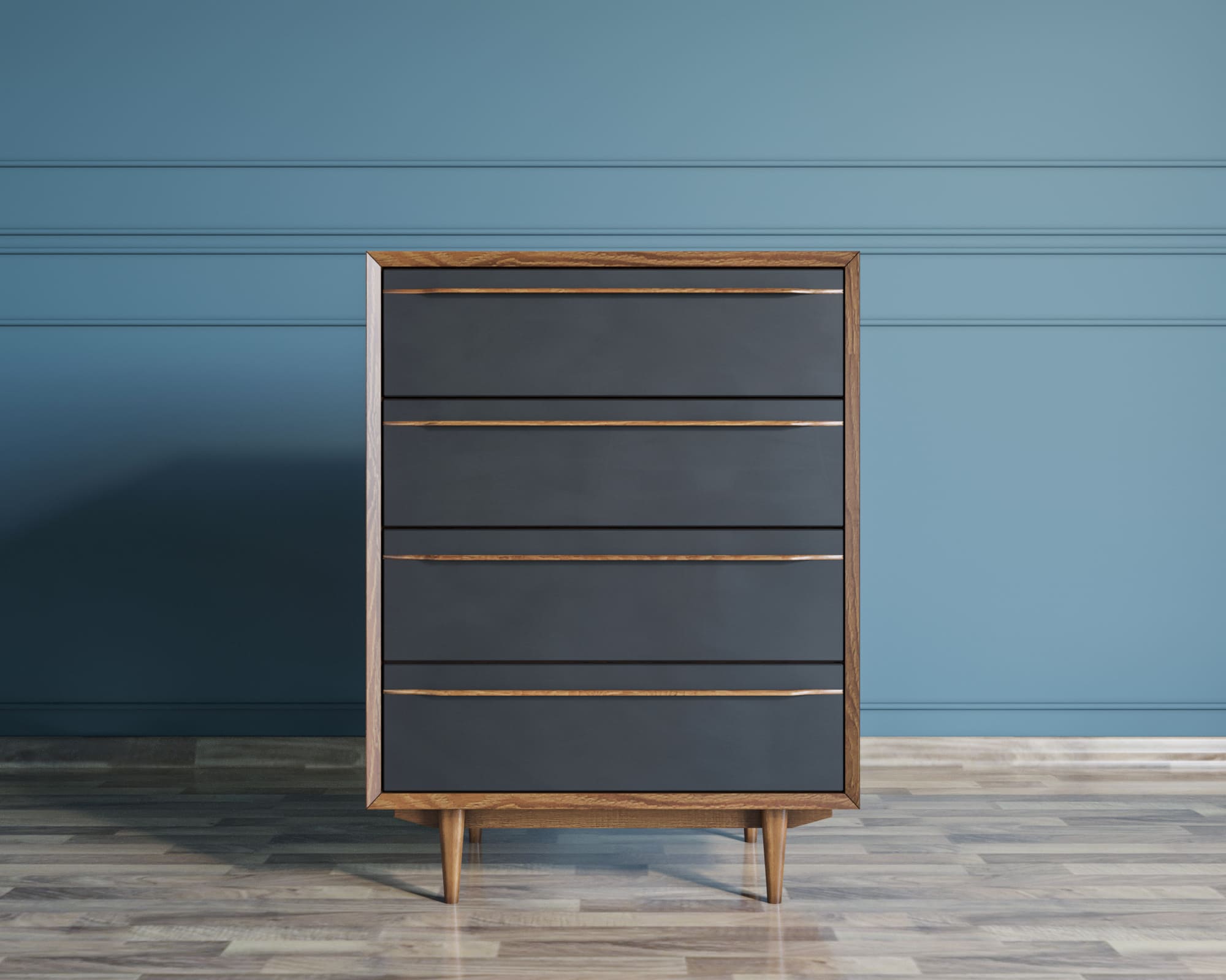 фото Комод "Bruni Black" на четыре ящика арт BR08Black в Москве фото Комод "Bruni Black" на четыре ящика арт BR08Black