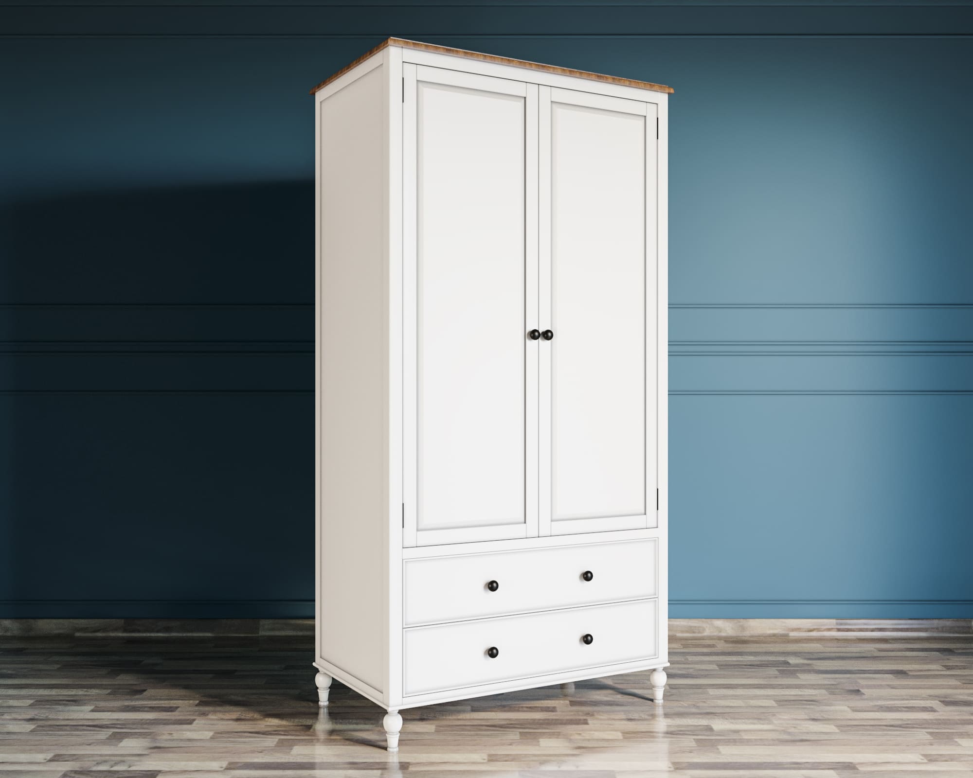 заказать Шкаф двухстворчатый "Odri" с ящиками арт od2127KR в Москве заказать Шкаф двухстворчатый "Odri" с ящиками арт od2127KR