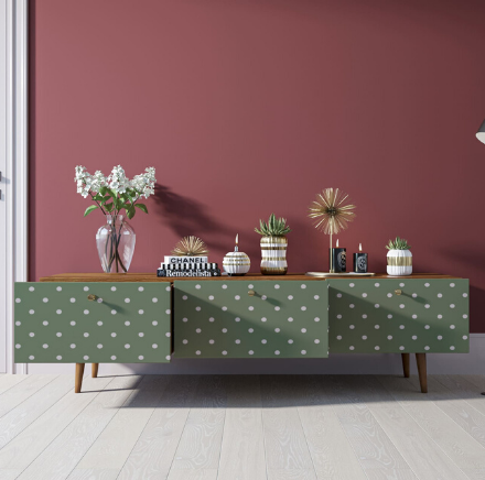 купить Комод "Berber" с ящиками низкий под TV принт 12 арт BB19/Print_12