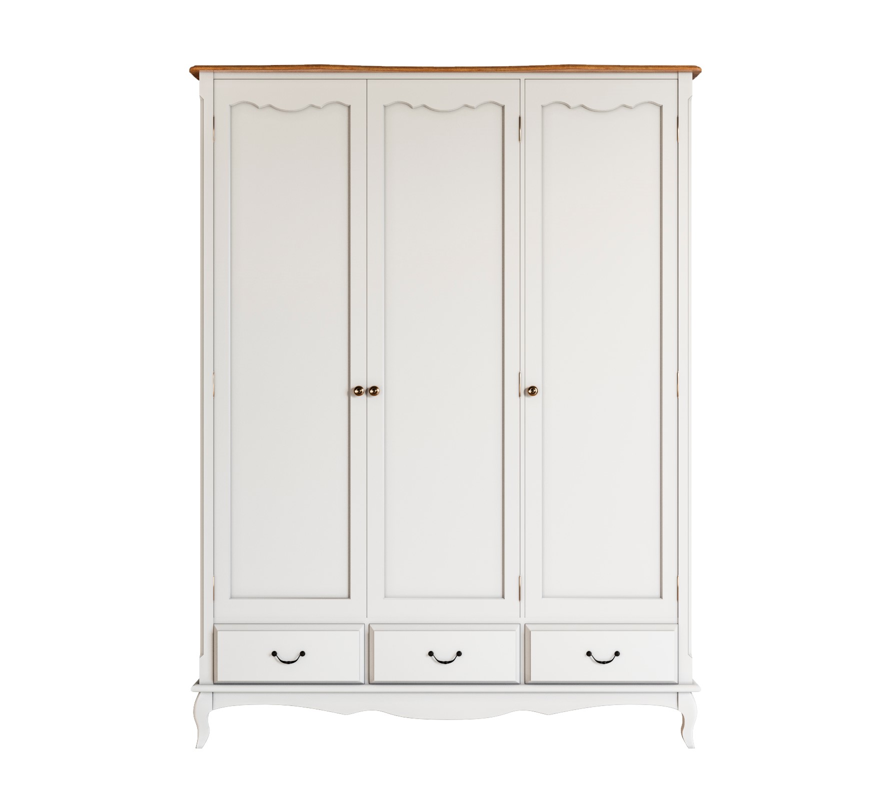 Шкаф Leontina для одежды трехстворчатый с ящиками арт ST9327KR/3 в интернет-магазине