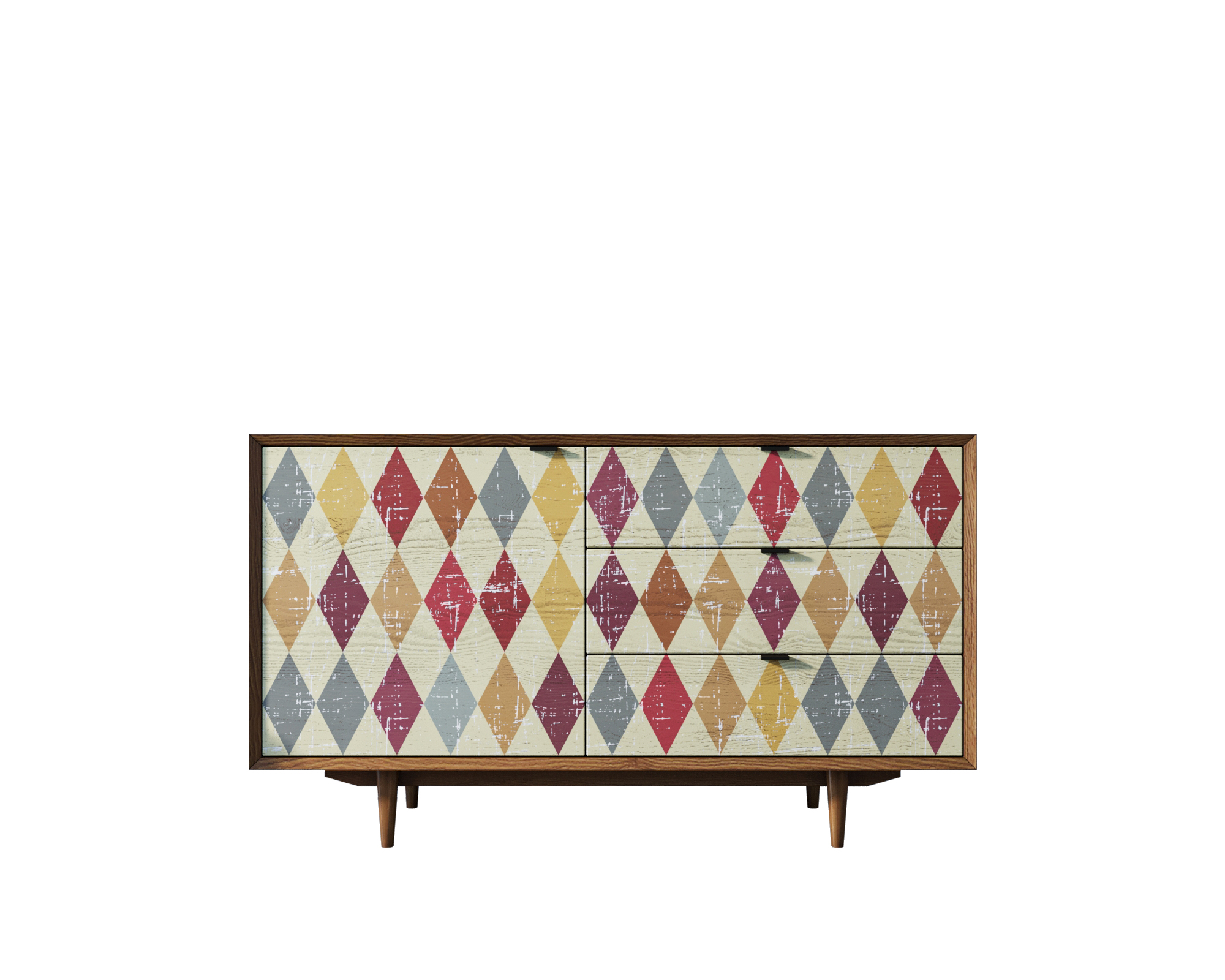 купить Комод "Bruni print" с ящиками и дверкой арт BR-02P в Москве купить Комод "Bruni print" с ящиками и дверкой арт BR-02P