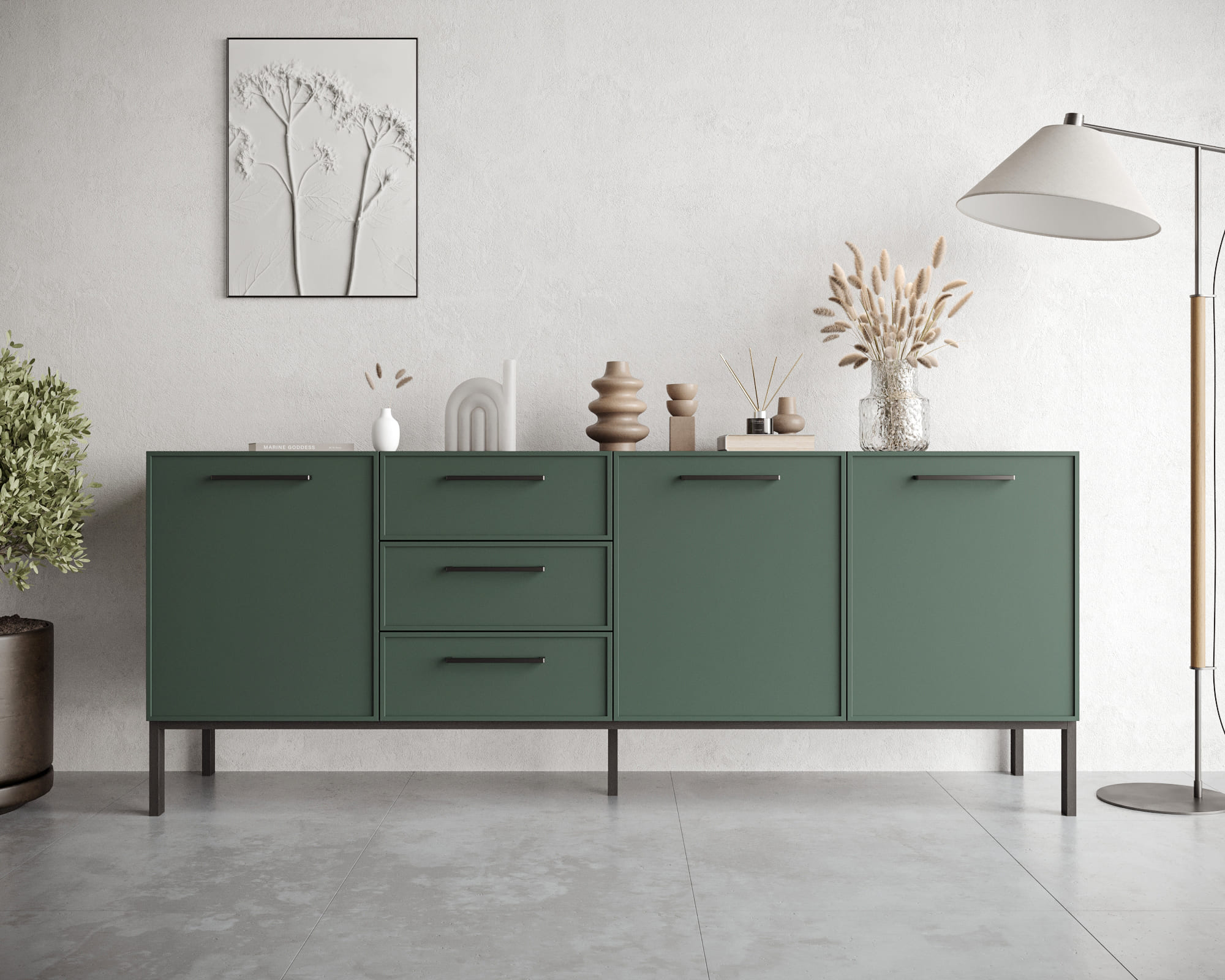 фото Комод с тремя дверками и тремя ящиками "Nicole" арт NEM07G в Москве фото Комод с тремя дверками и тремя ящиками "Nicole" арт NEM07G