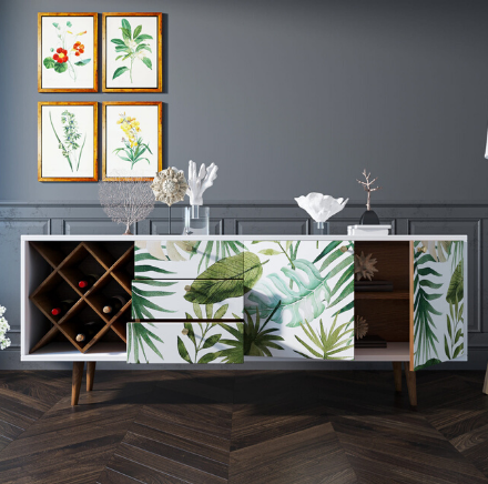 купить Комод "Berber" удлиненный с бутылочницей 4 принт арт BB15/Print_04