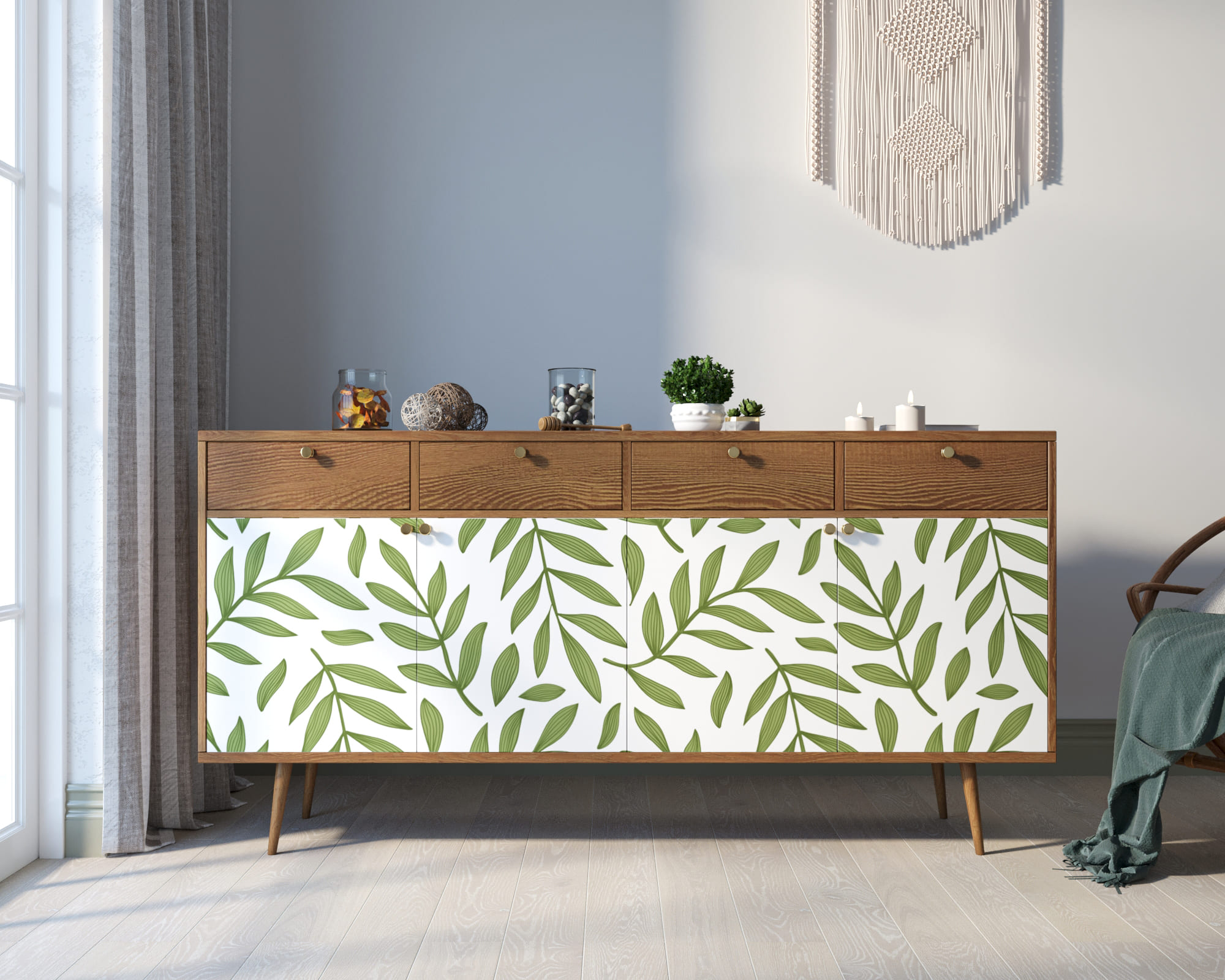 Комод "Berber" четыре дверки и четыре ящика 28 принт арт BB25/Print_28 в интернет-магазине в Москве Комод "Berber" четыре дверки и четыре ящика 28 принт арт BB25/Print_28 в интернет-магазине