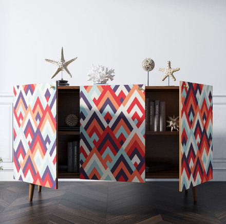 купить Комод "Berber" три дверки 2 принт арт BB01/Print_02 в Москве купить Комод "Berber" три дверки 2 принт арт BB01/Print_02