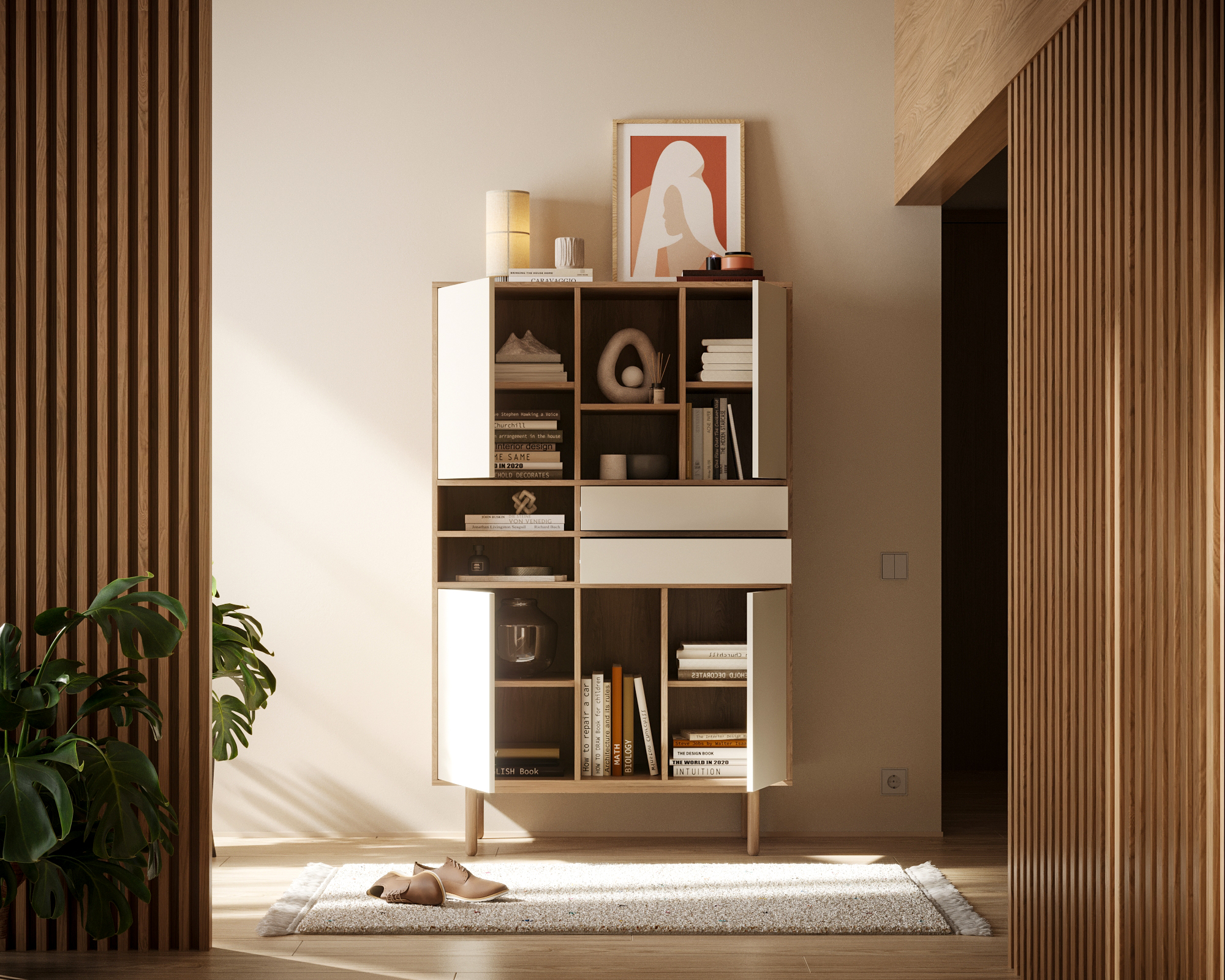 купить Комод высокий с дверками и ящиками "Alice" арт ALC07 в Москве купить Комод высокий с дверками и ящиками "Alice" арт ALC07