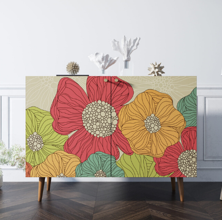 Комод "Berber" две дверки 5 принт арт BB04/Print_05 в Москве Комод "Berber" две дверки 5 принт арт BB04/Print_05