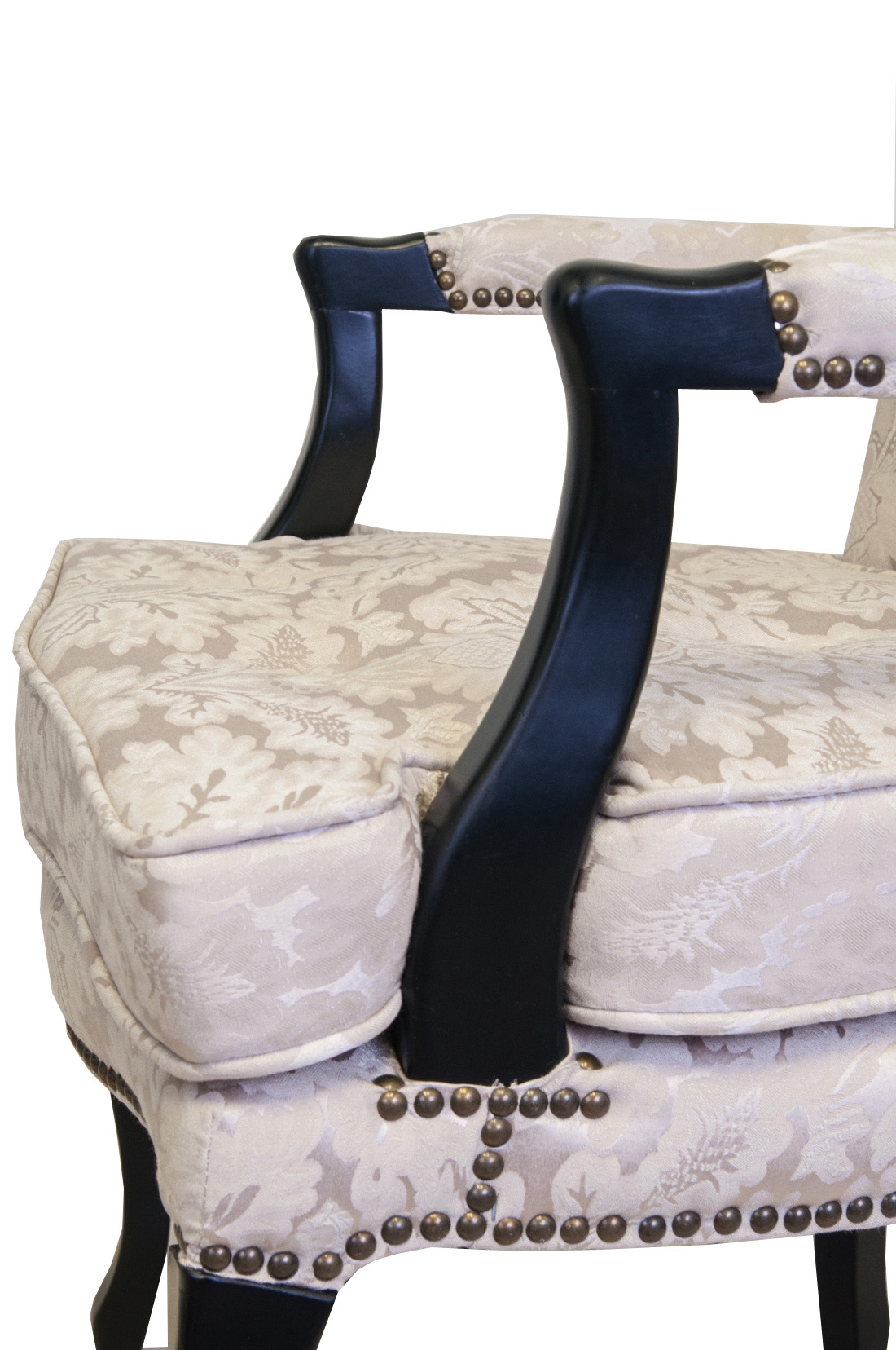 фото Мягкое полукресло с подлокотниками Anver Beige and Black