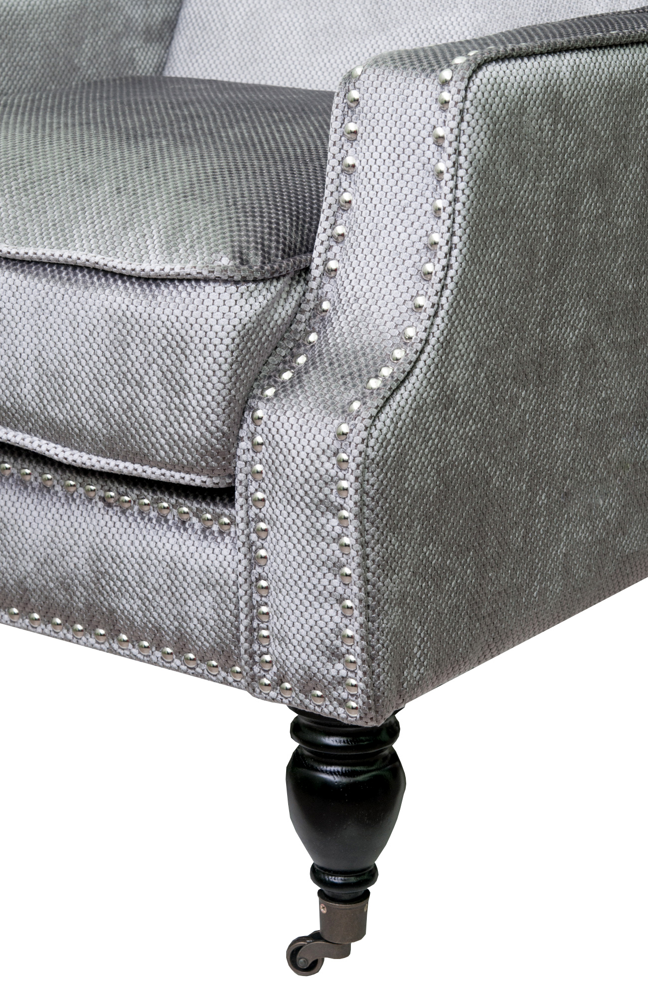 фото Полукресло для камина Mart Rich цвет серый