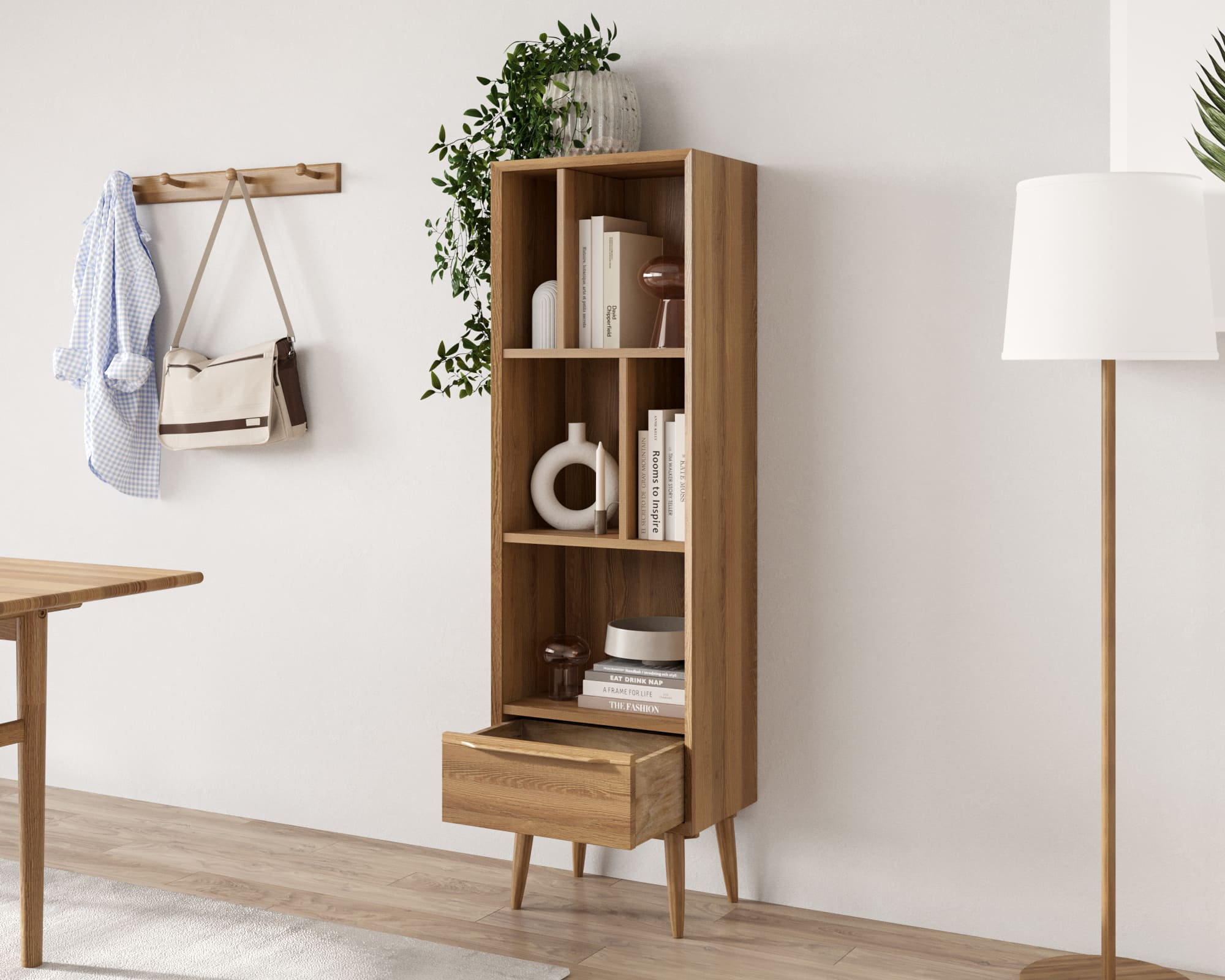 купить Узкий стеллаж "Bruni" арт BR26 в Москве купить Узкий стеллаж "Bruni" арт BR26