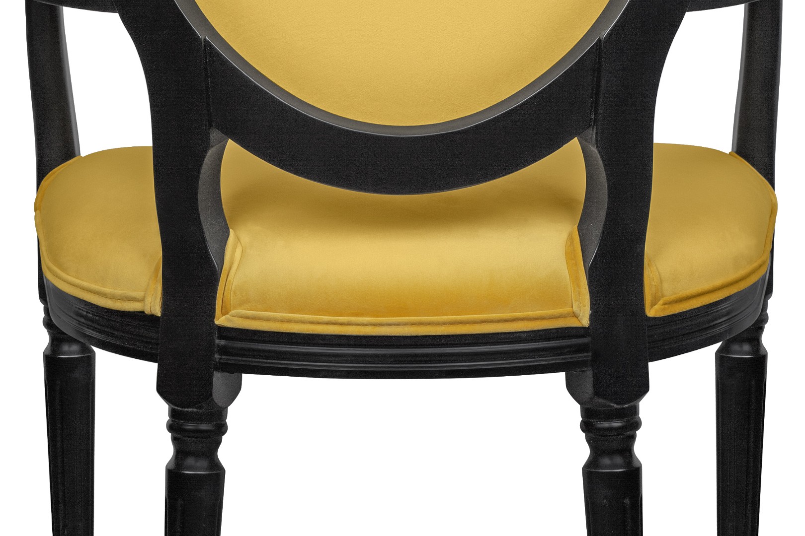 фото Мягкий стул с подлокотниками Delo Kora Arm Yellow