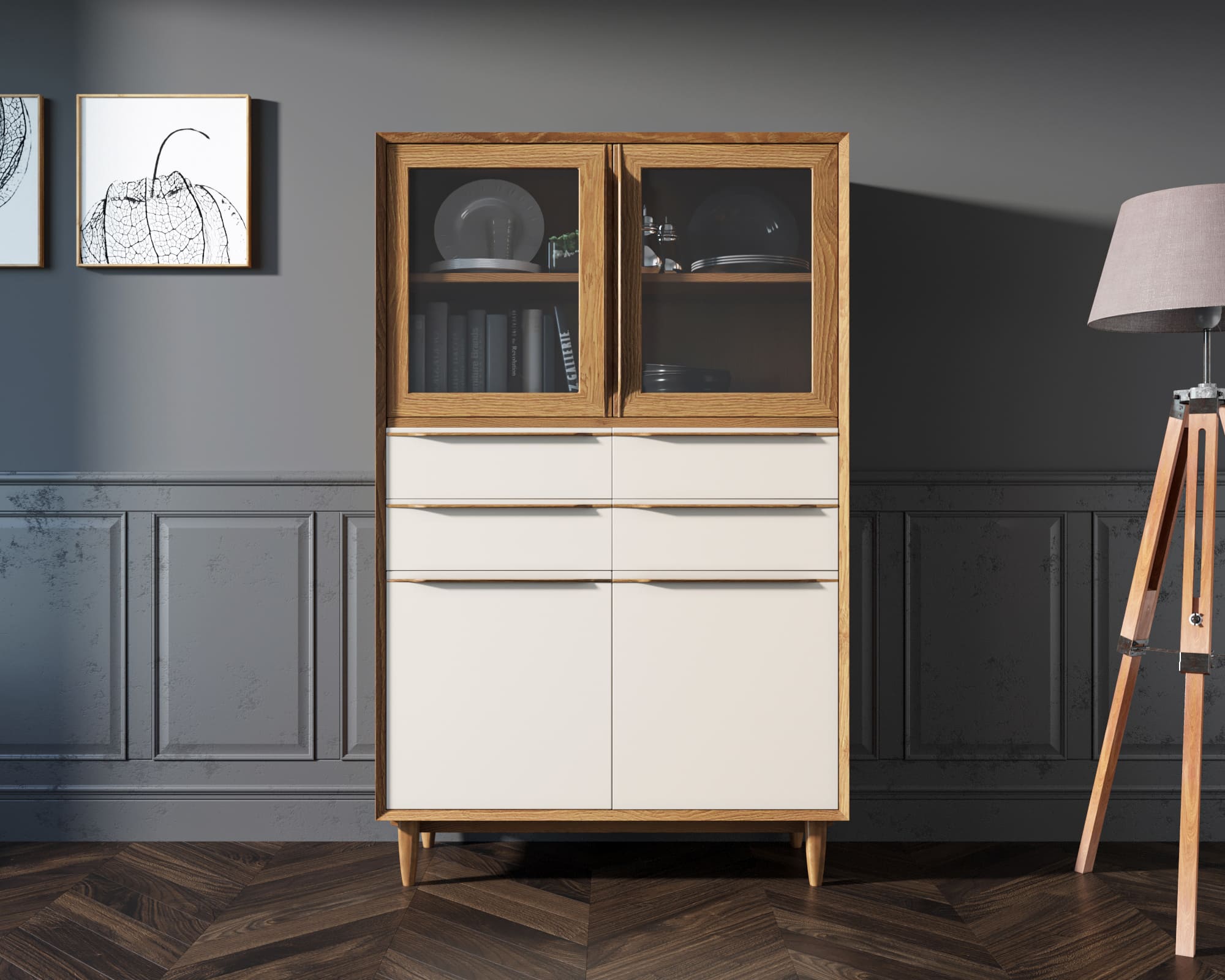 фото Буфет "Bruni white" большой арт BR35WH