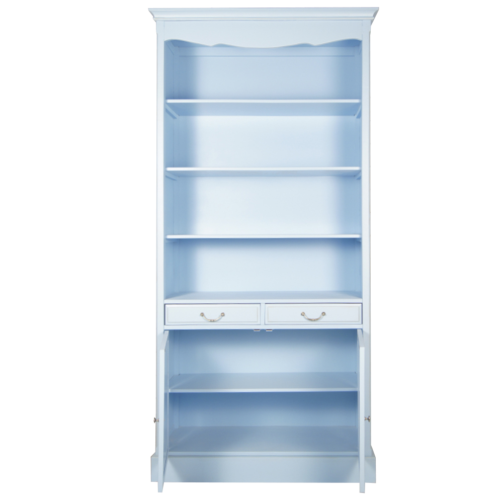 фото Книжный шкаф "Leontina Blue" арт ST9330B в Москве фото Книжный шкаф "Leontina Blue" арт ST9330B