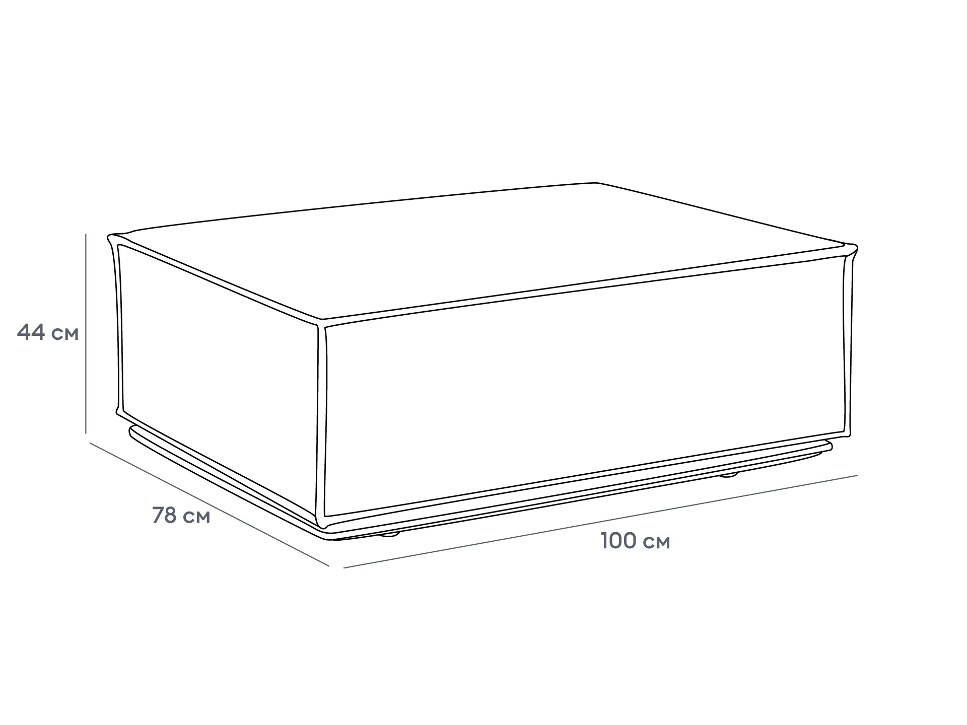 Пуф Asti в интерьере