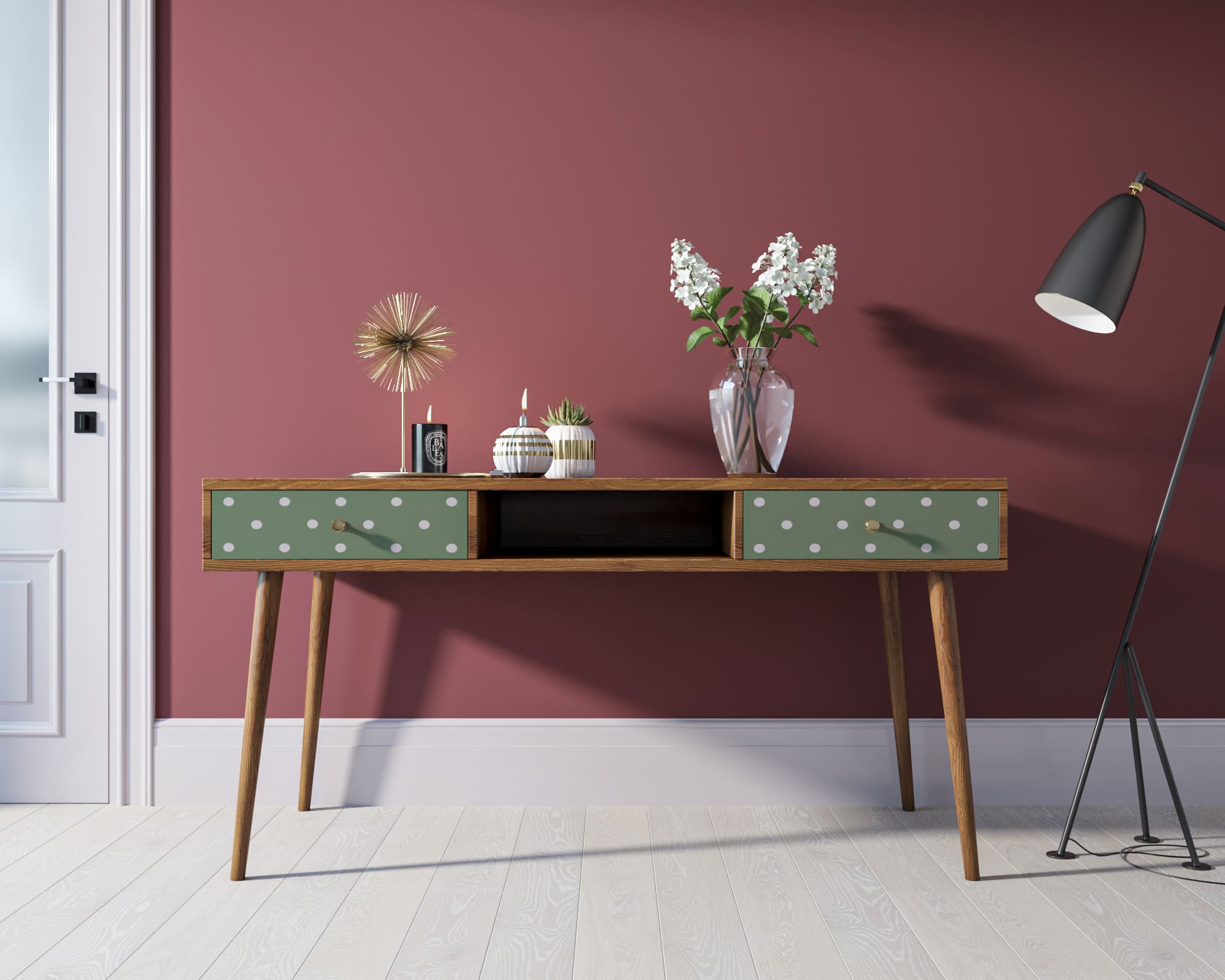 Стол рабочий "Berber" принт 12 арт BB18/Print_12 в интерьере в Москве Стол рабочий "Berber" принт 12 арт BB18/Print_12 в интерьере