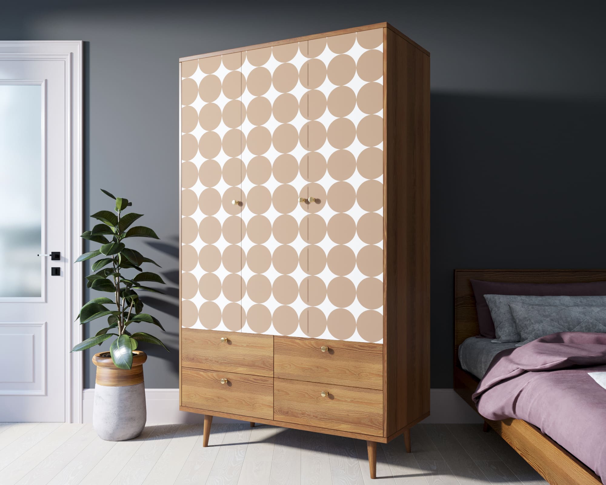 фото Шкаф трехстворчатый "Berber" принт 17 арт BB02/Print_17 в Москве фото Шкаф трехстворчатый "Berber" принт 17 арт BB02/Print_17