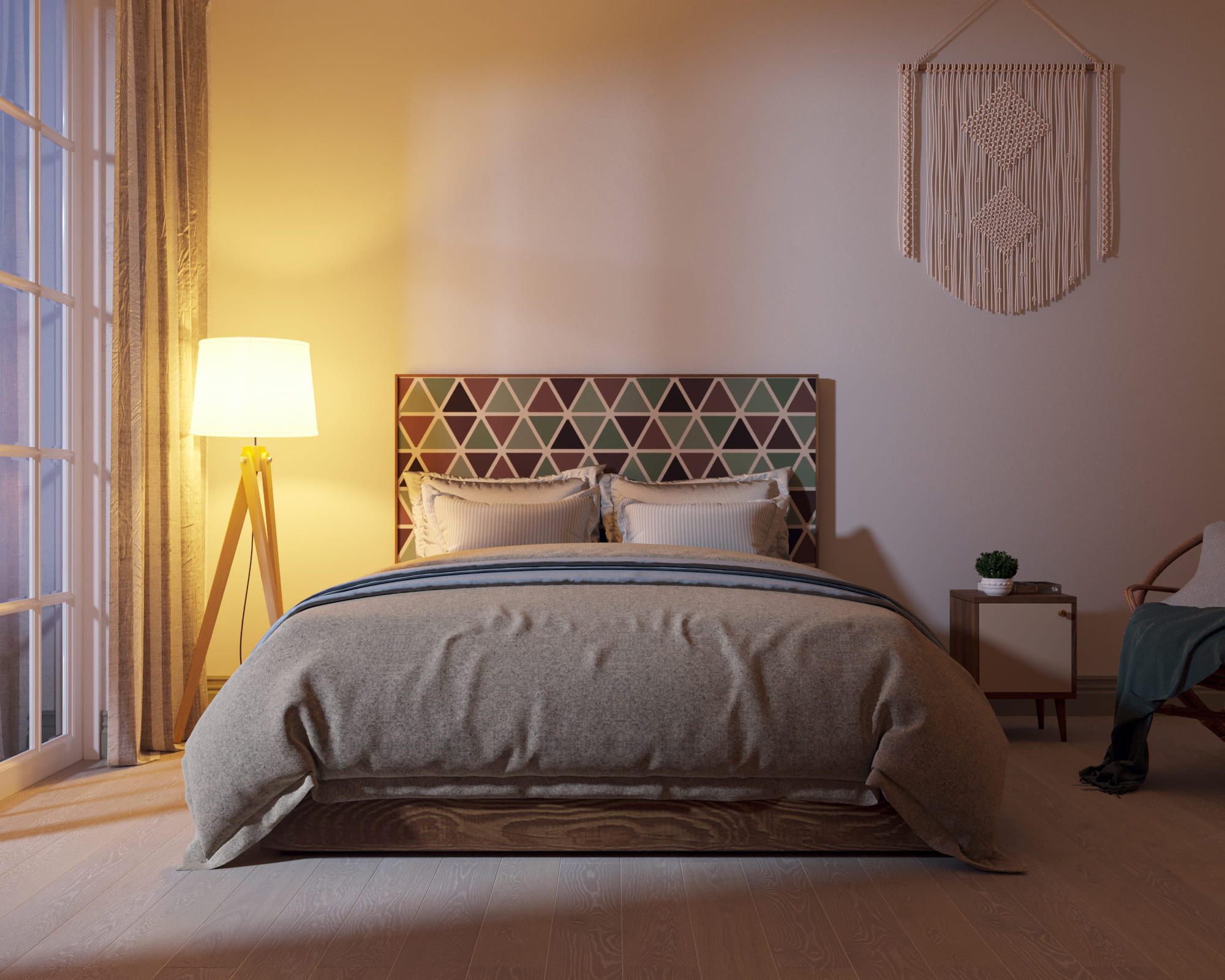 купить Кровать "Berber" 160х200 см 26 принт арт BB41/Print_26