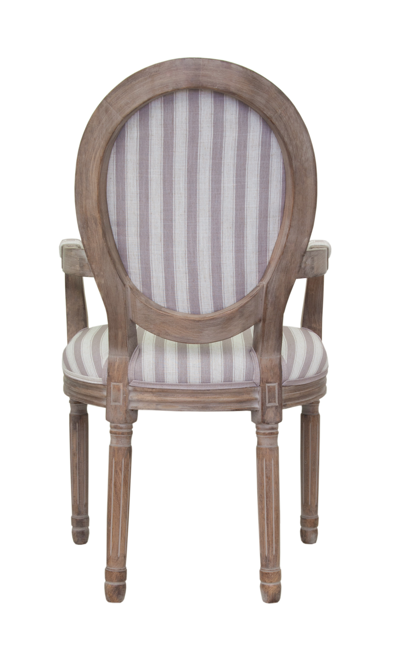 заказать Мягкий стул с подлокотниками Volker Arm Pinstripe