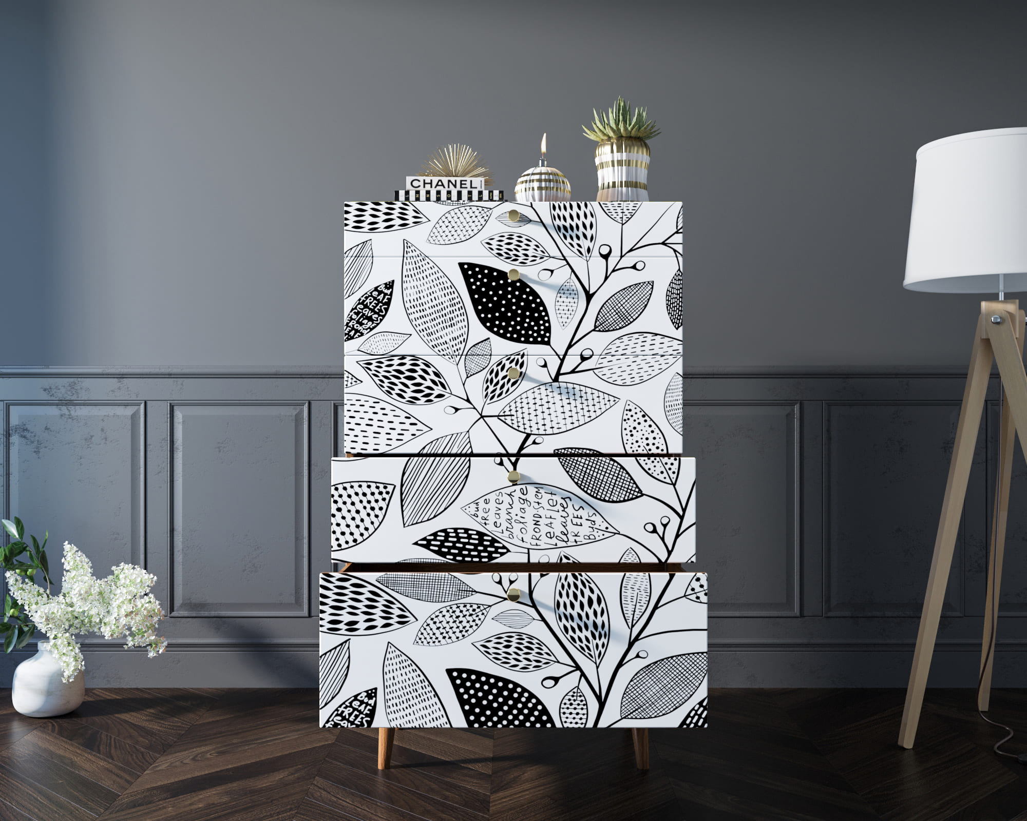 Комод высокий "Berber" принт 9 арт BB10/Print_09 в интернет-магазине в Москве Комод высокий "Berber" принт 9 арт BB10/Print_09 в интернет-магазине