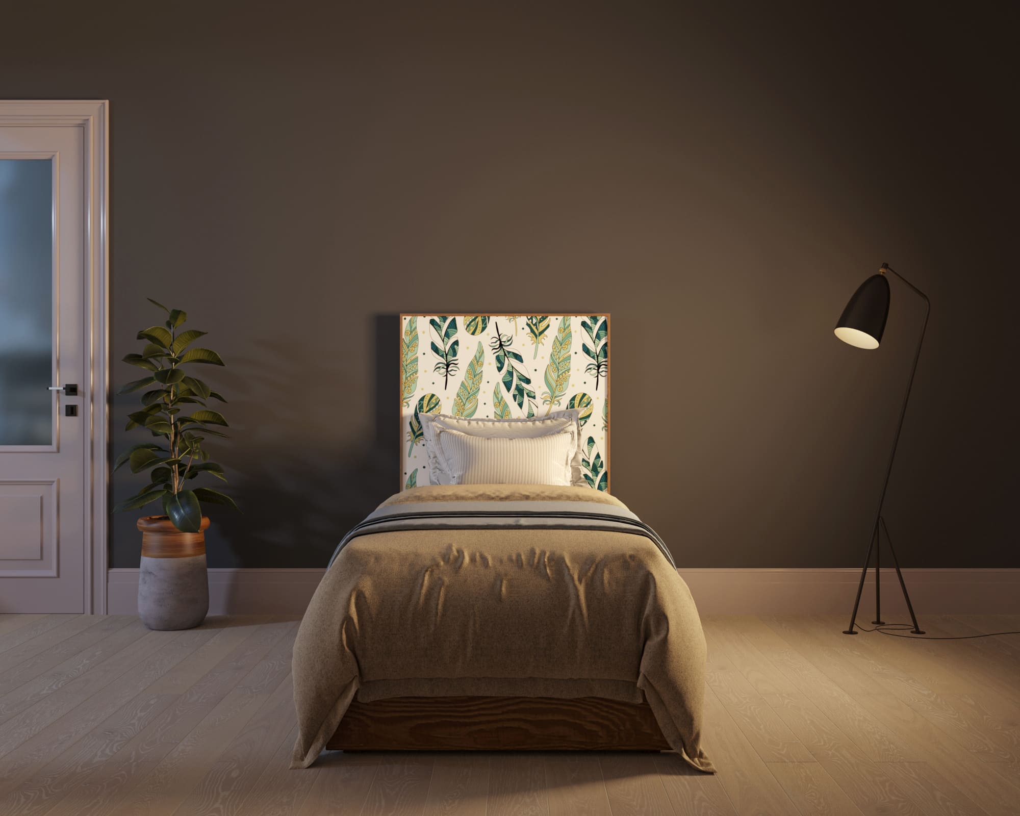 купить Кровать "Berber" 90х200 см принт 44 арт BB43/Print_44