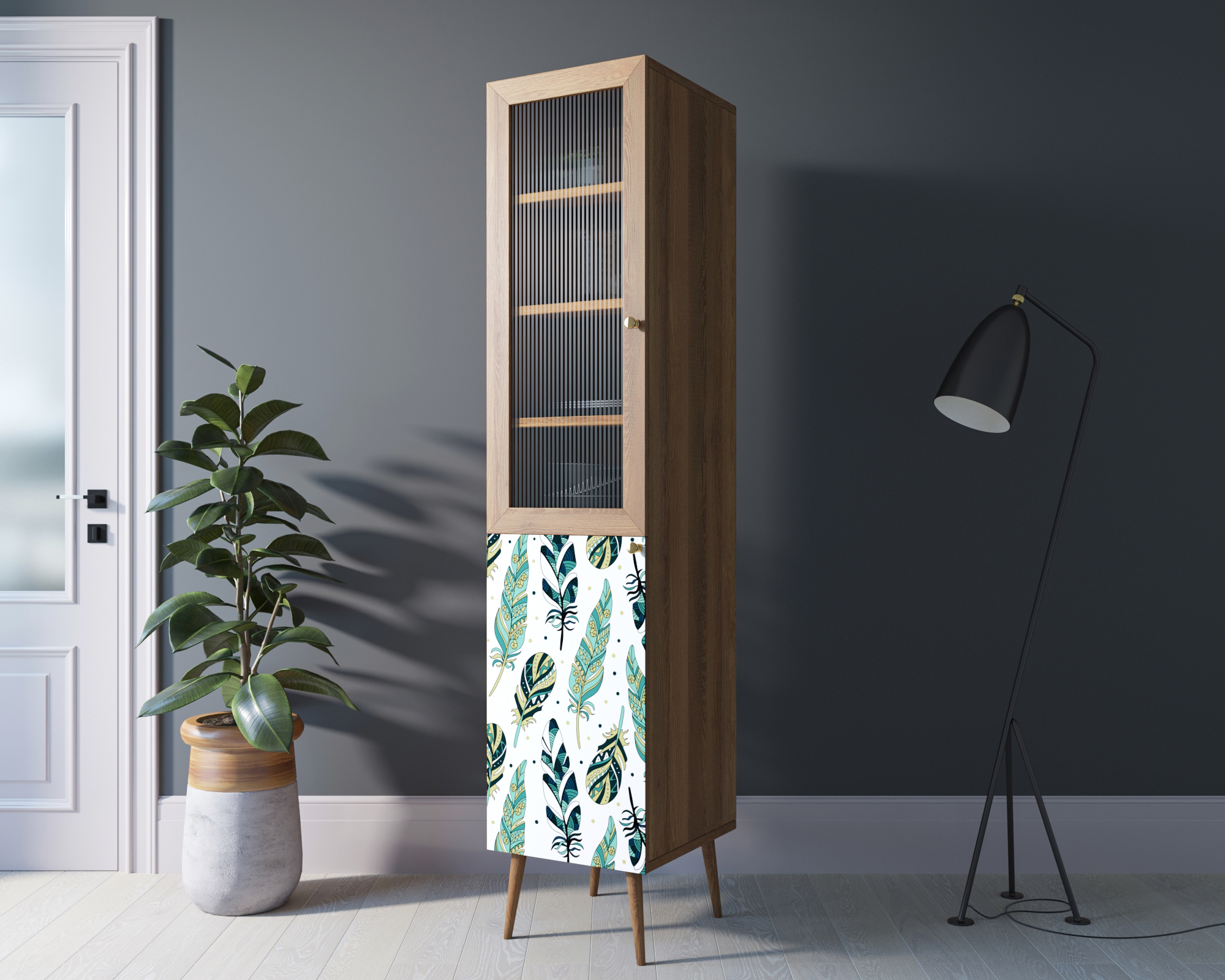 заказать Буфет "Berber" узкий принт 44 арт BB39/Print_44